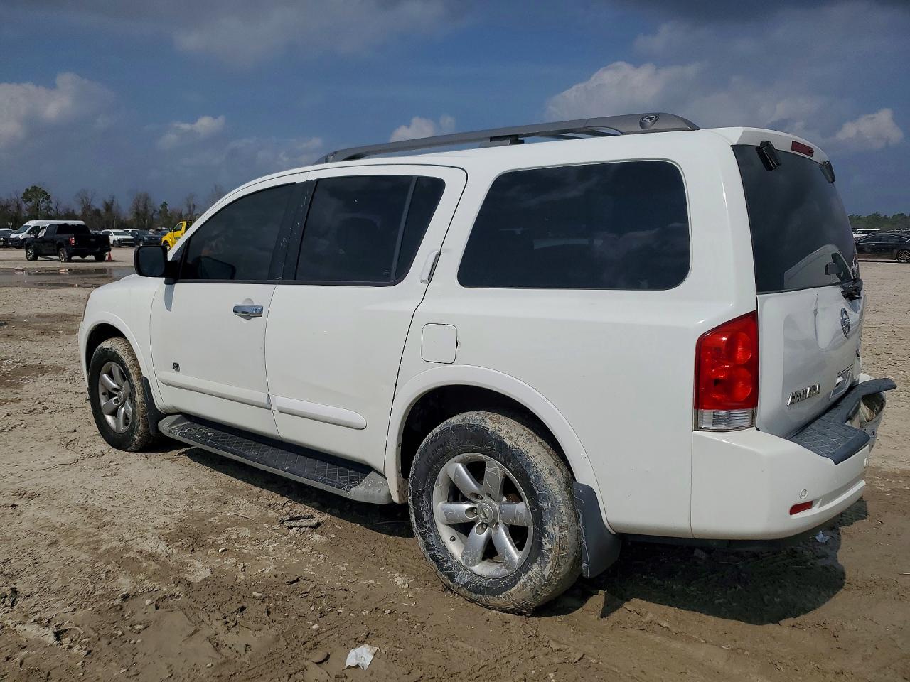 2009 Nissan Armada Se White vin: 5N1AA08C29N613605