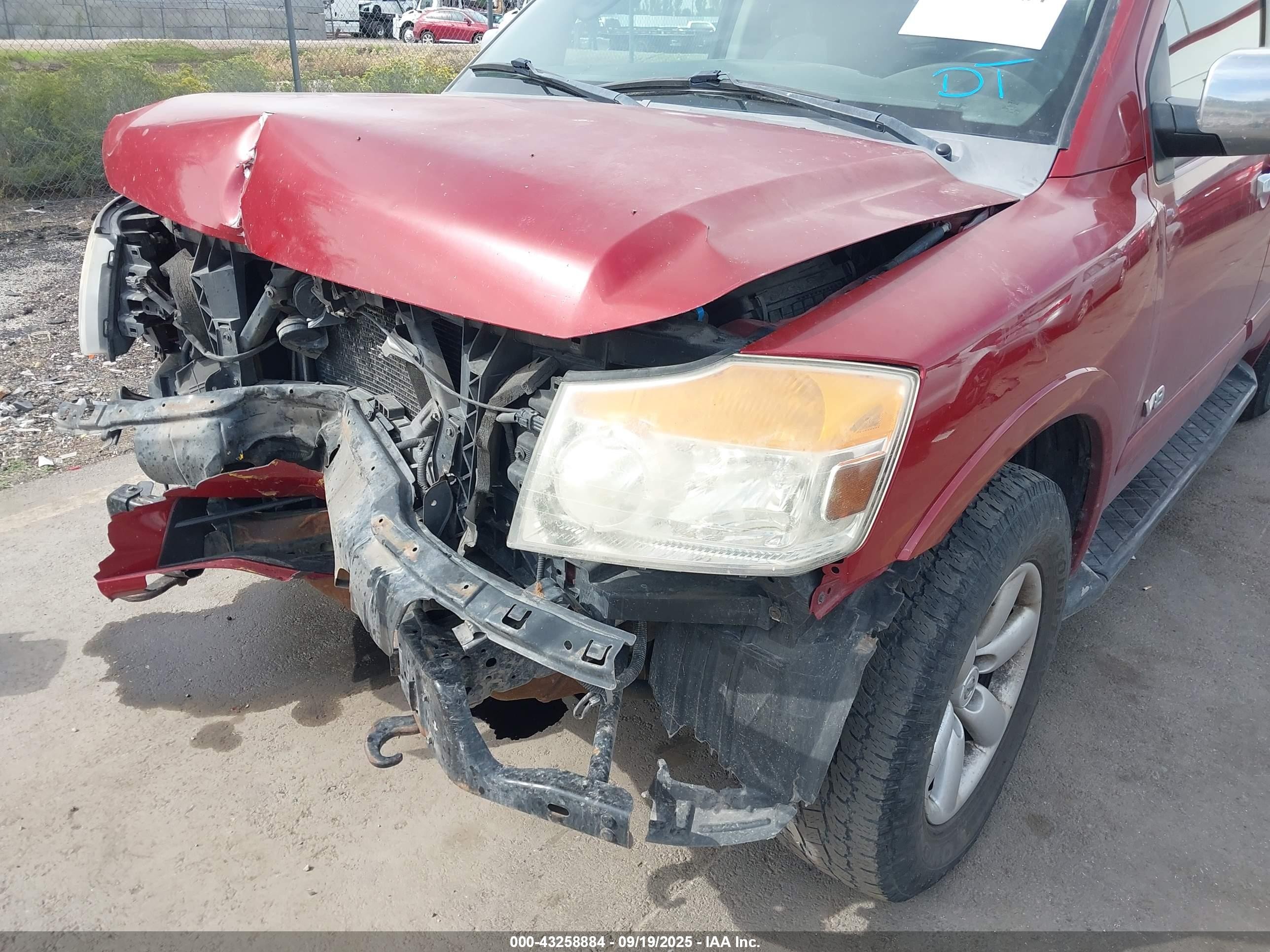 2009 Nissan Armada Se Темно-бордовый vin: 5N1AA08C39N601303