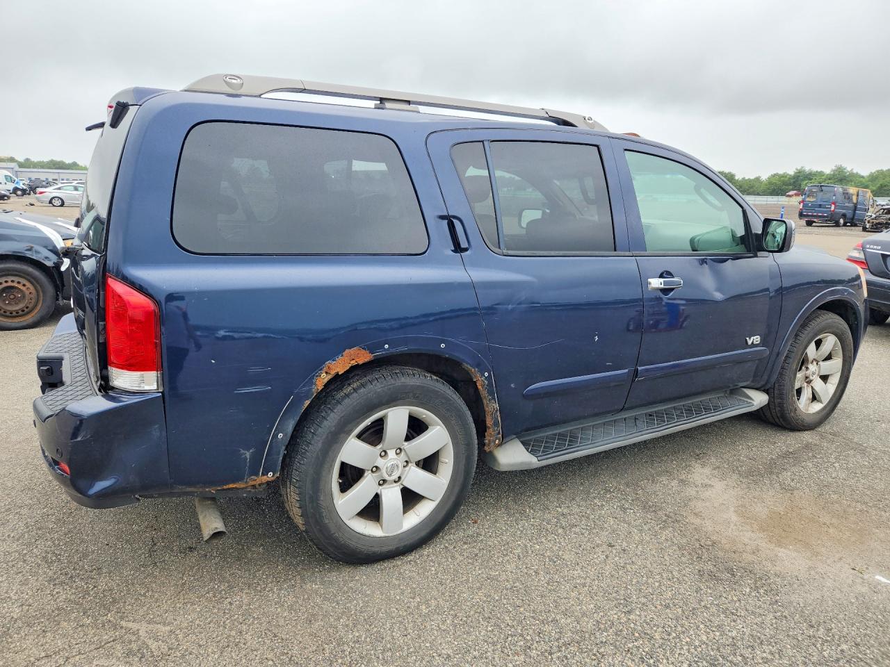 2008 Nissan Armada Se Blue vin: 5N1AA08C48N617637