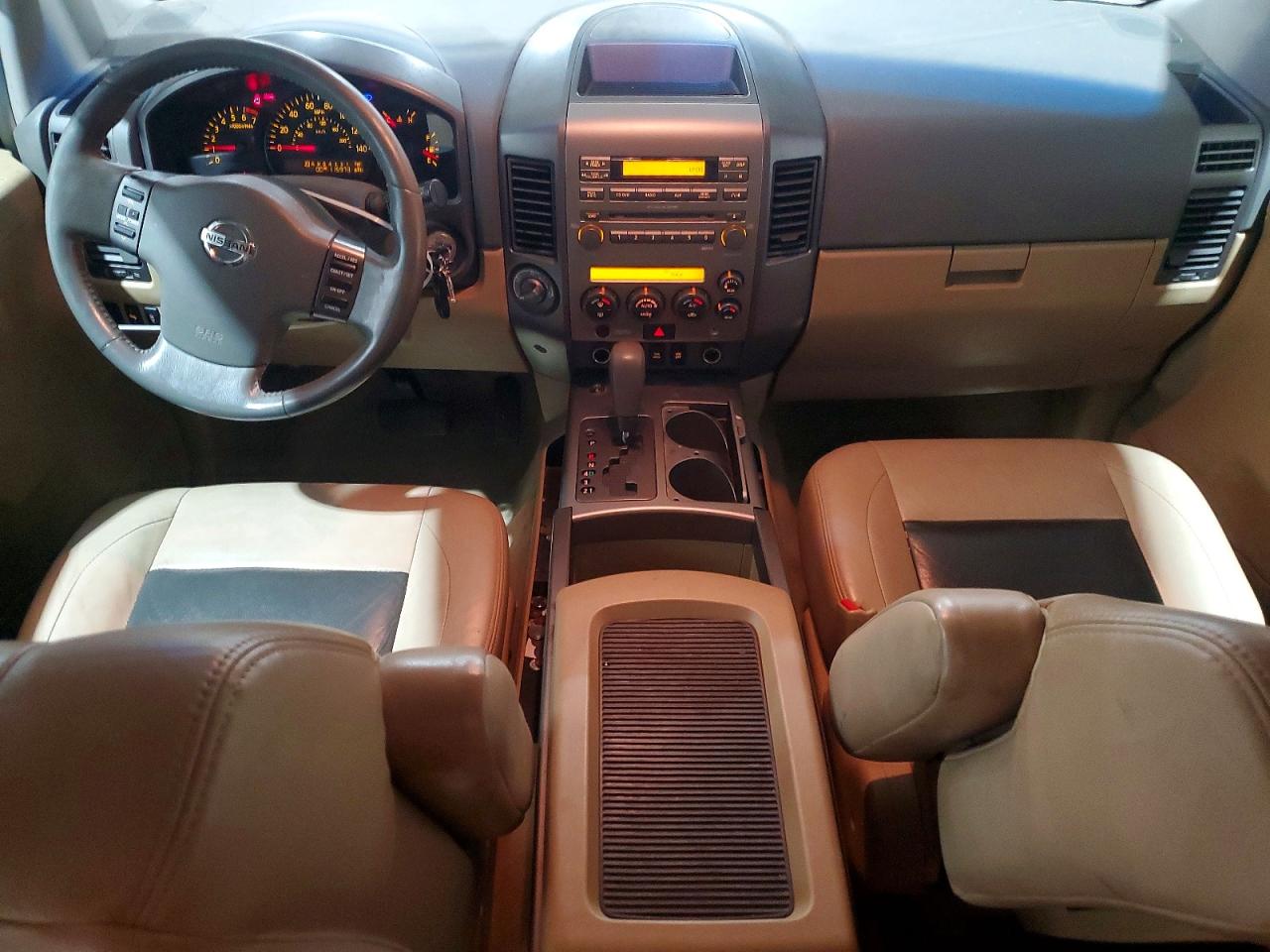 2007 Nissan Armada Se White vin: 5N1AA08C57N701383