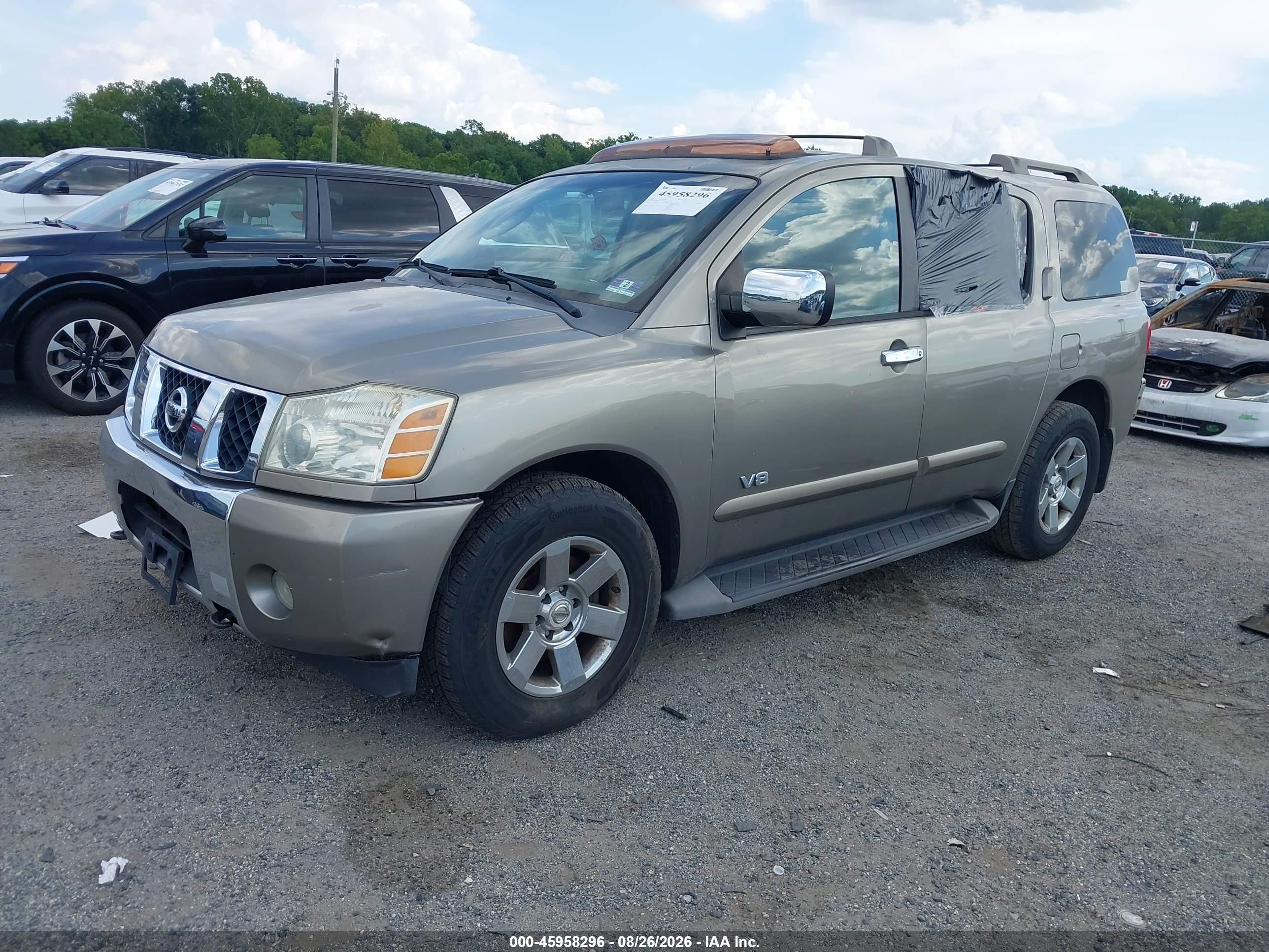 2007 Nissan Armada Le Gray vin: 5N1AA08C57N712433