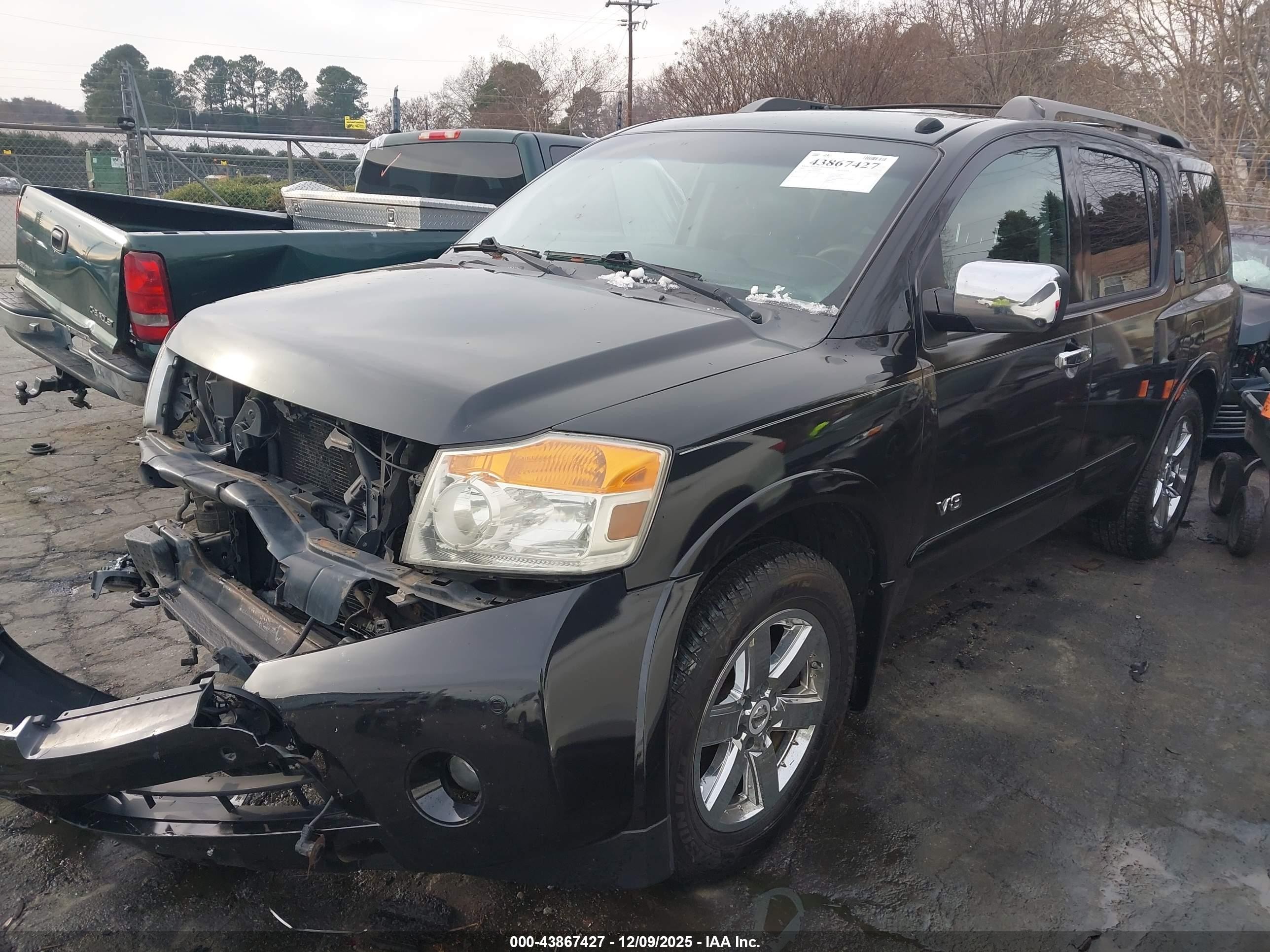 2009 Nissan Armada Le Черный vin: 5N1AA08C59N600010