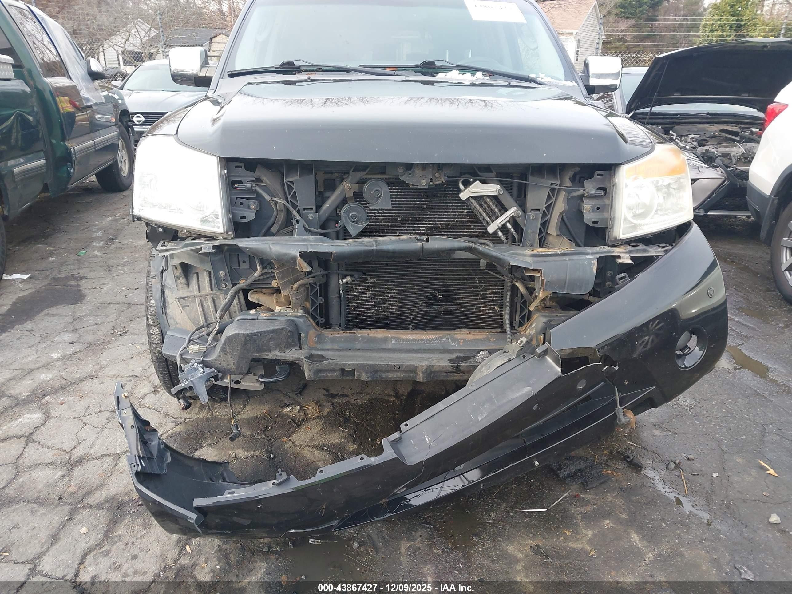2009 Nissan Armada Le Черный vin: 5N1AA08C59N600010