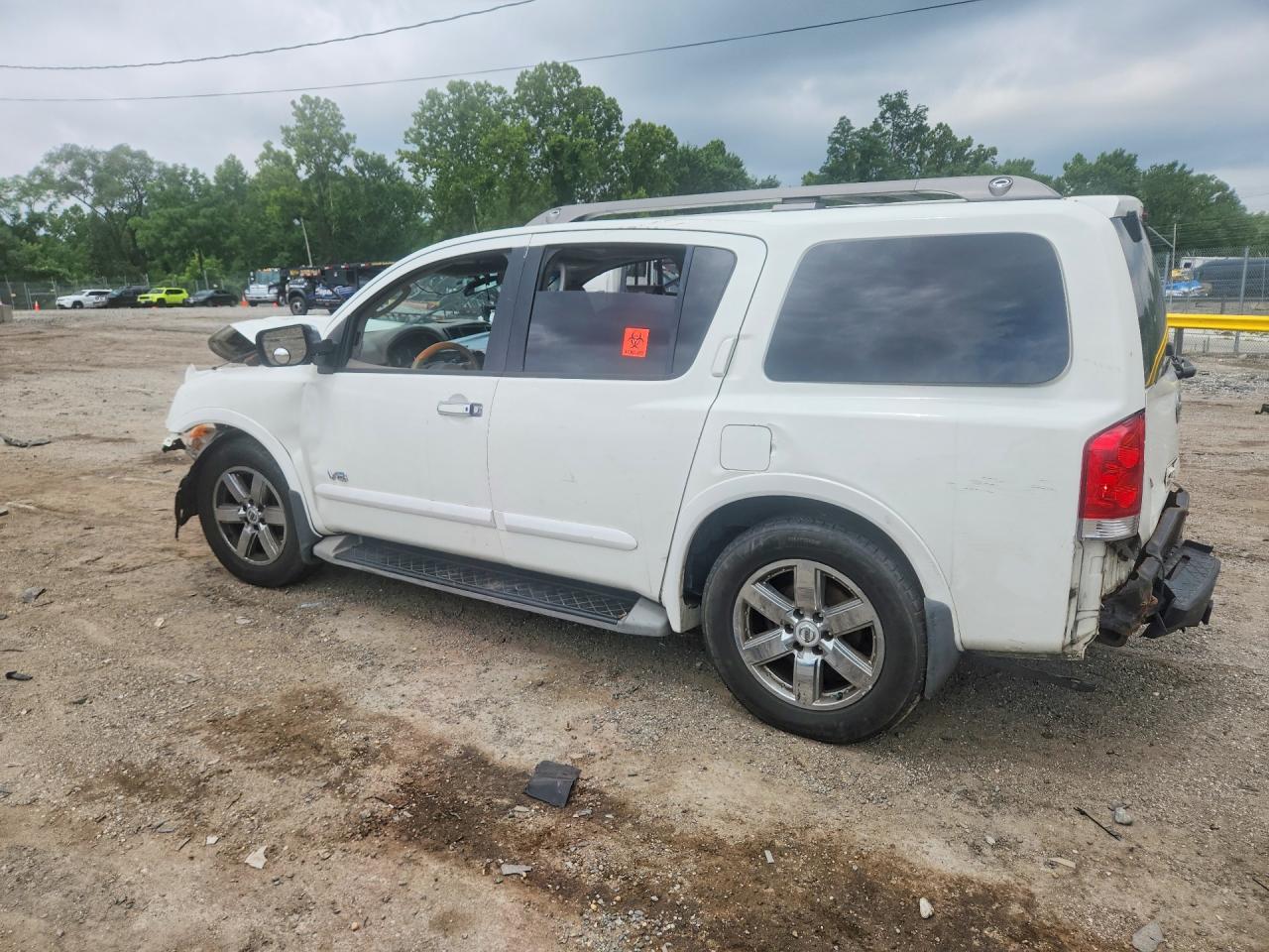 2009 Nissan Armada Se White vin: 5N1AA08C59N601111