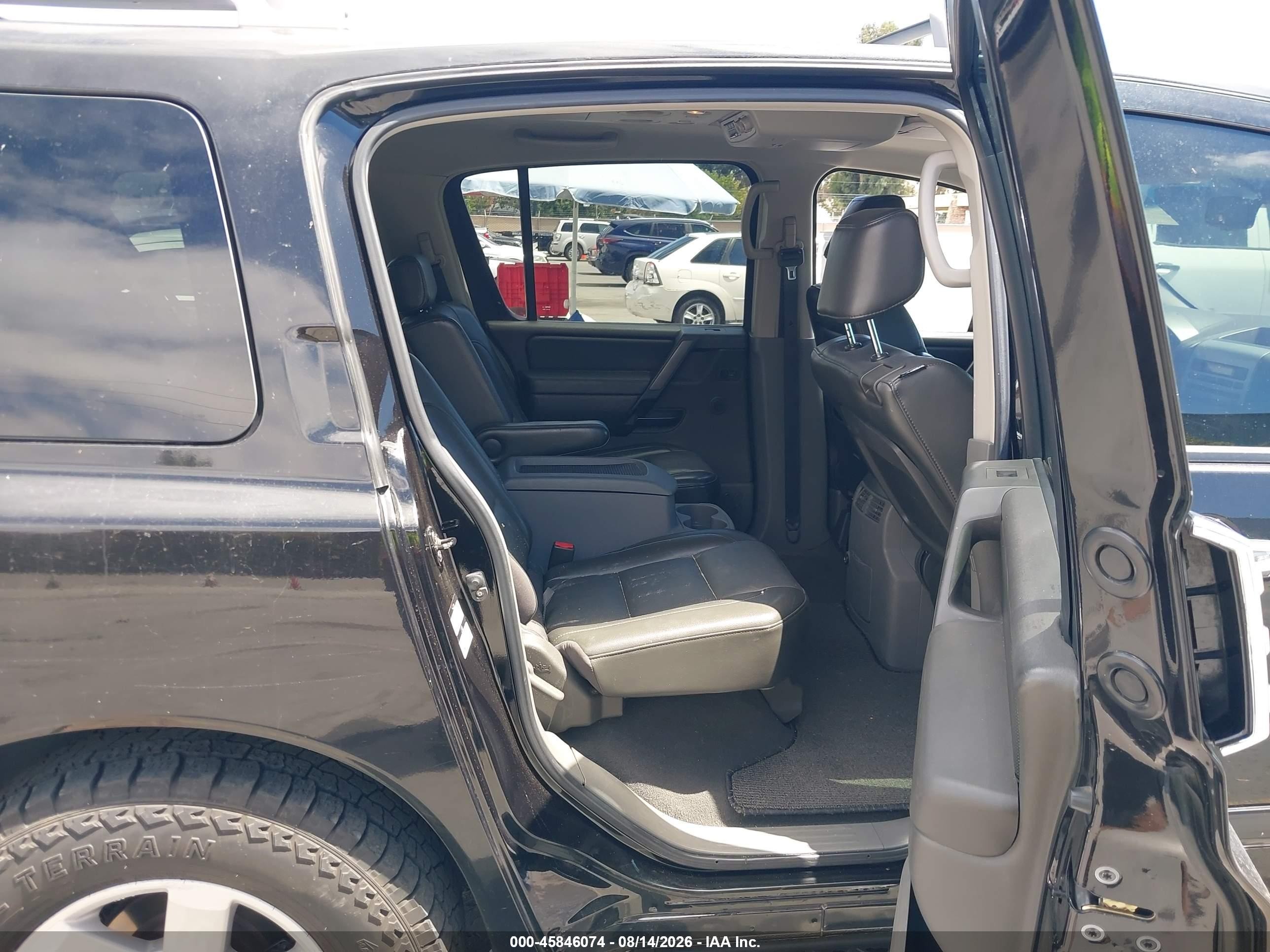 2007 Nissan Armada Le Черный vin: 5N1AA08C67N712375