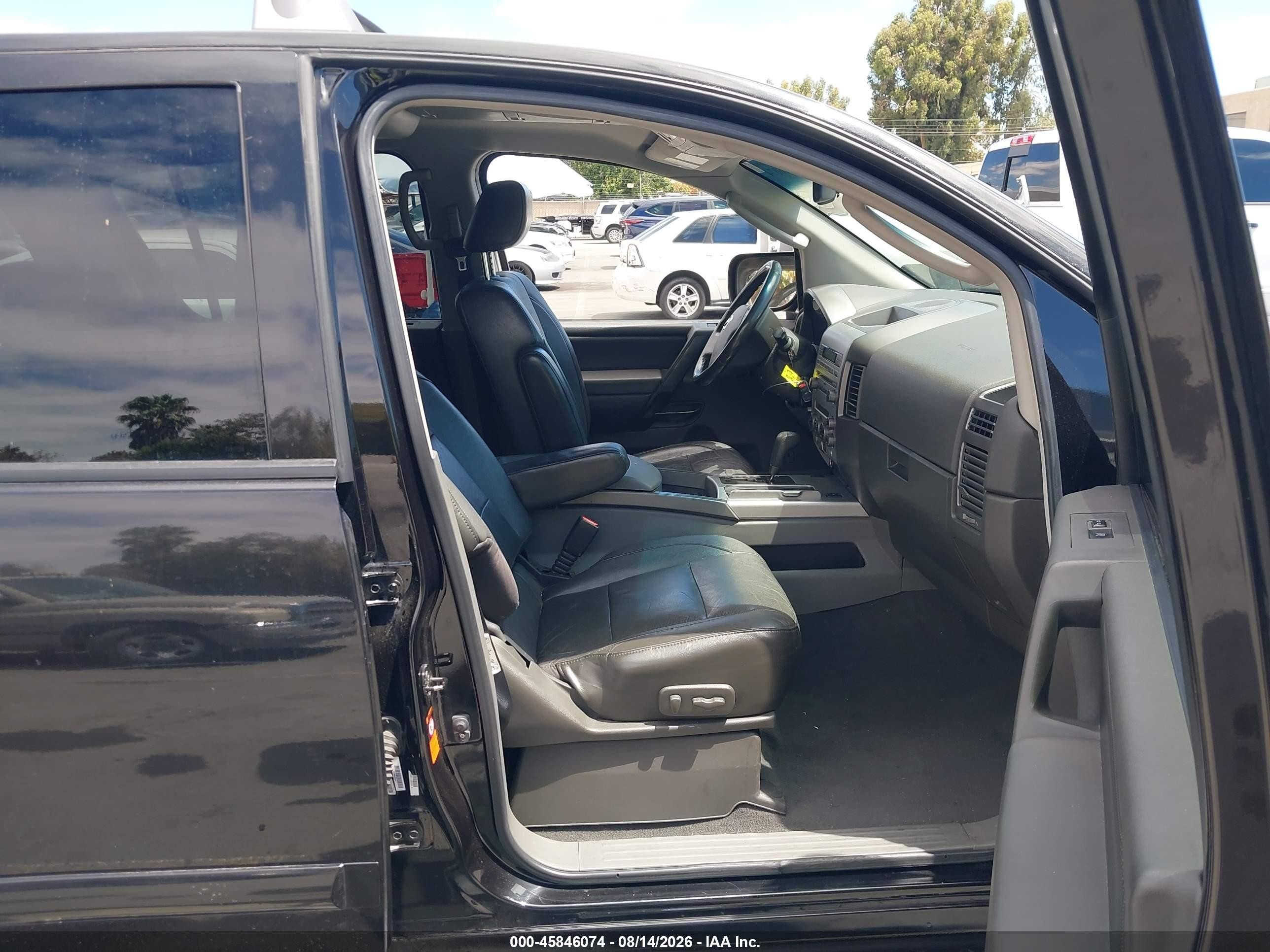 2007 Nissan Armada Le Черный vin: 5N1AA08C67N712375