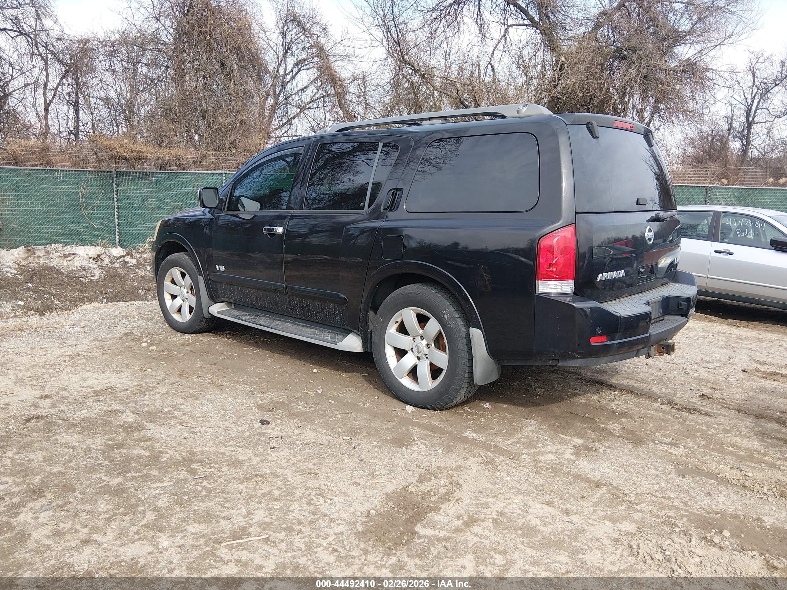 2009 Nissan Armada Le Black vin: 5N1AA08C69N600422