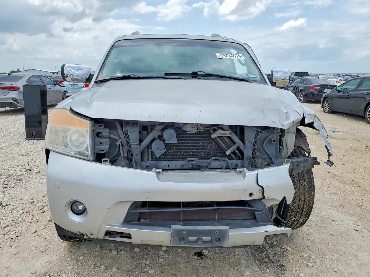 2009 Nissan Armada Se Silver vin: 5N1AA08C69N602056