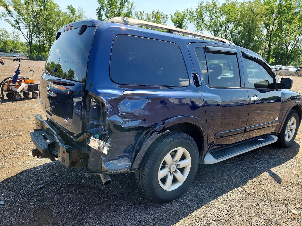 2009 Nissan Armada Se Blue vin: 5N1AA08C79N602048