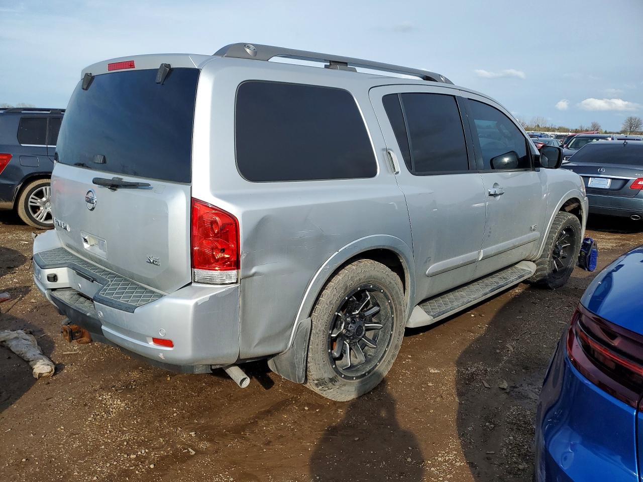 2009 Nissan Armada Se Серебряный vin: 5N1AA08C79N604656