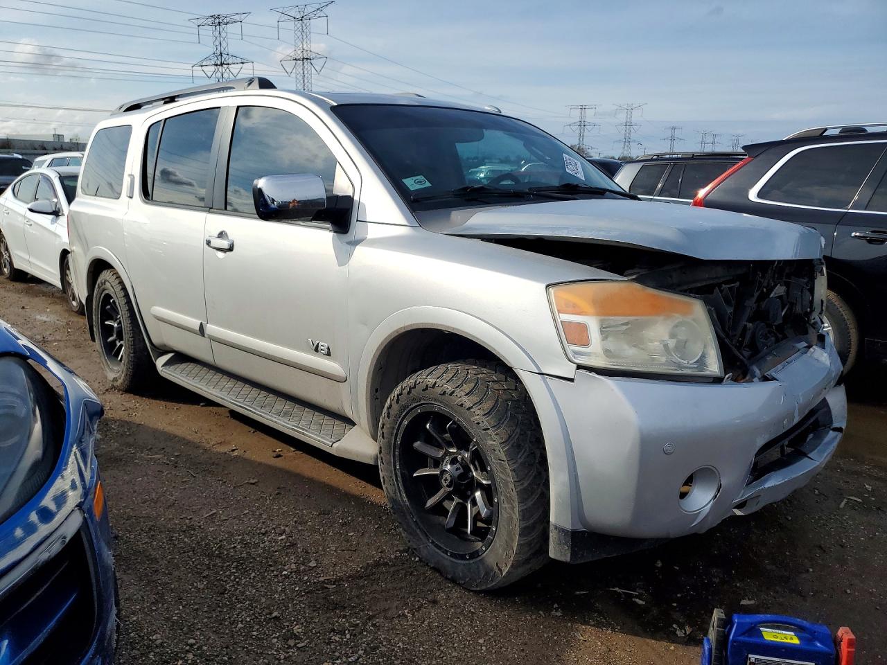 2009 Nissan Armada Se Серебряный vin: 5N1AA08C79N604656