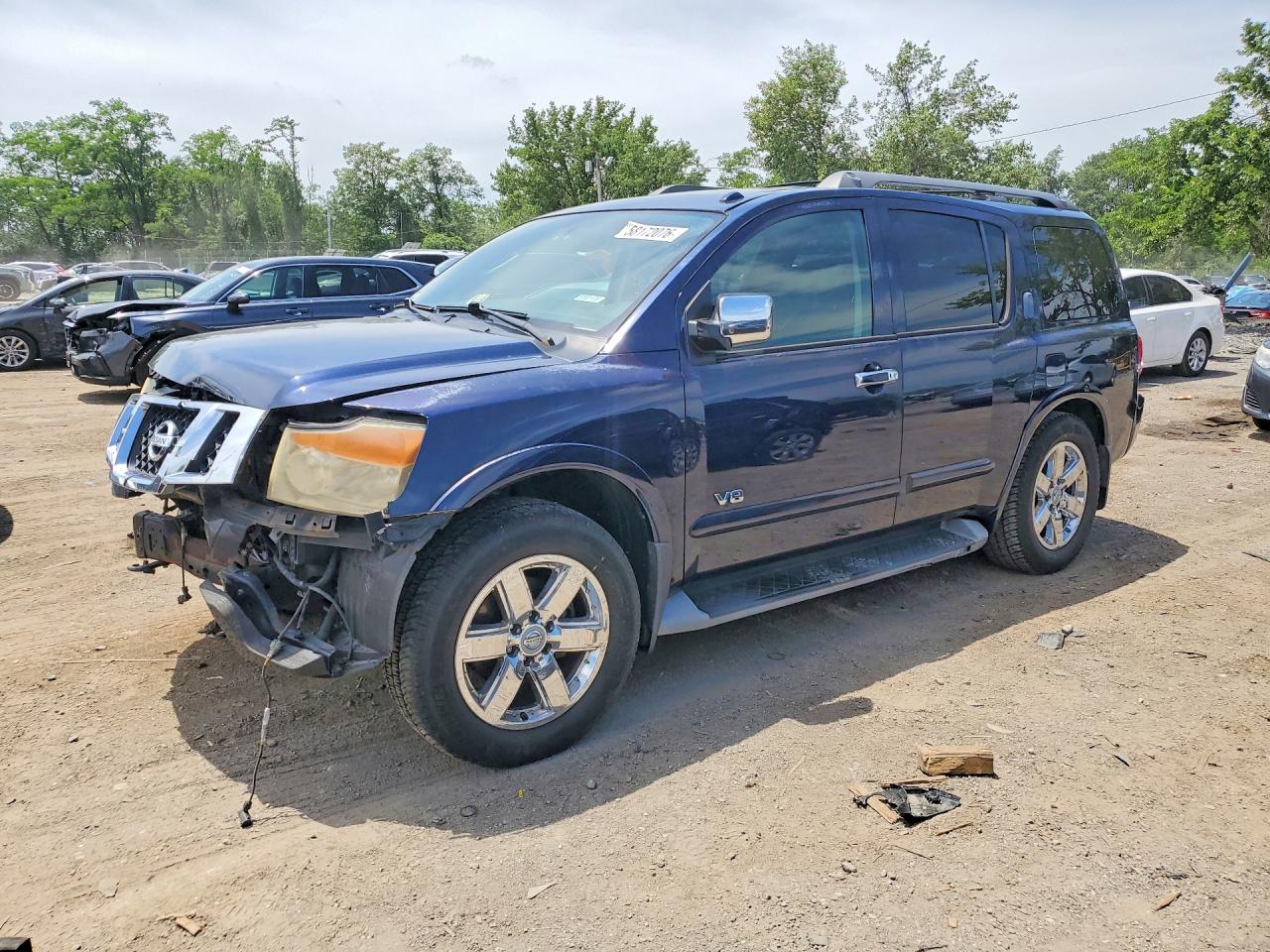 2009 Nissan Armada Se Blue vin: 5N1AA08C79N605080