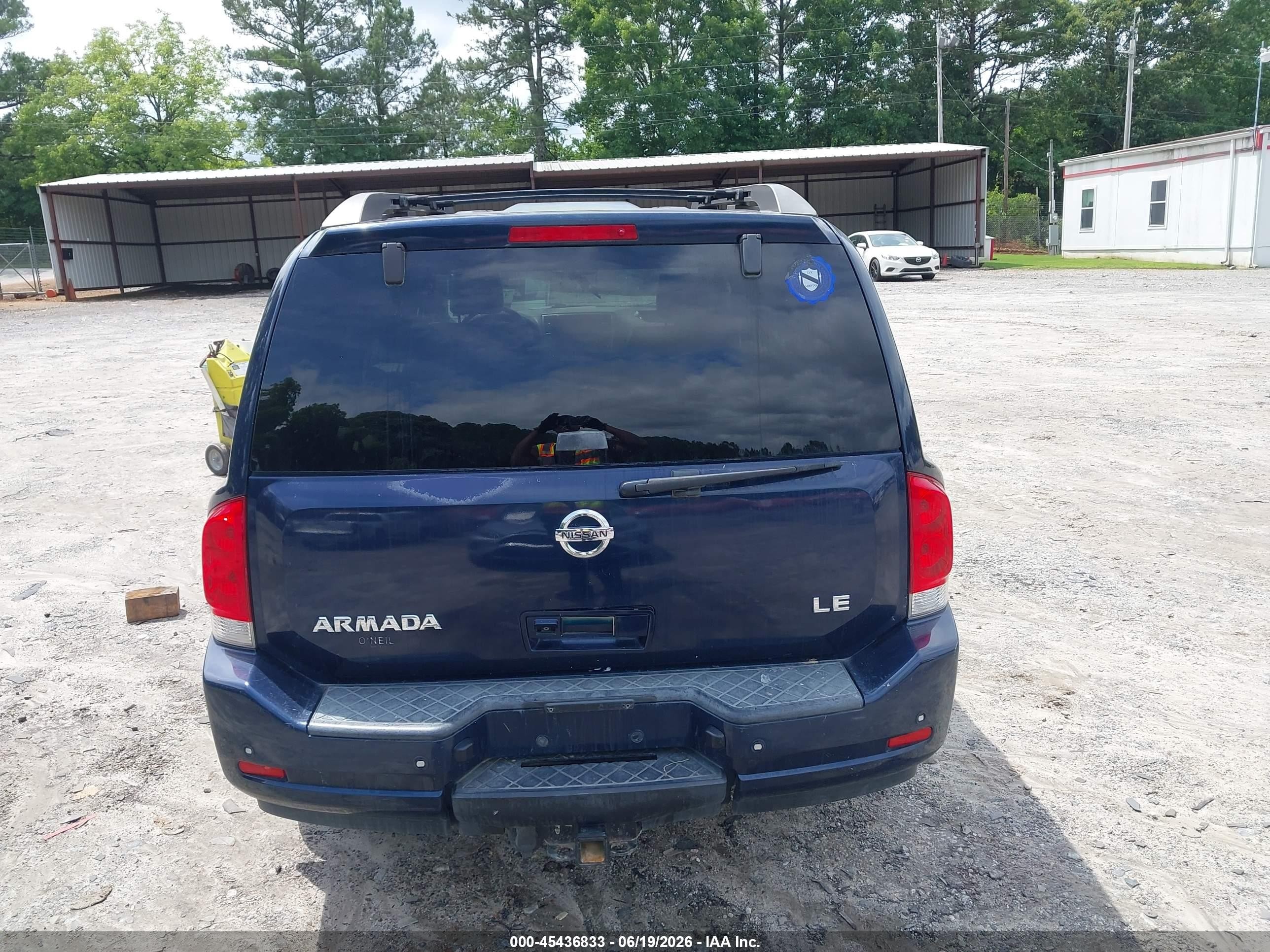 2008 Nissan Armada Le Blue vin: 5N1AA08C88N631038