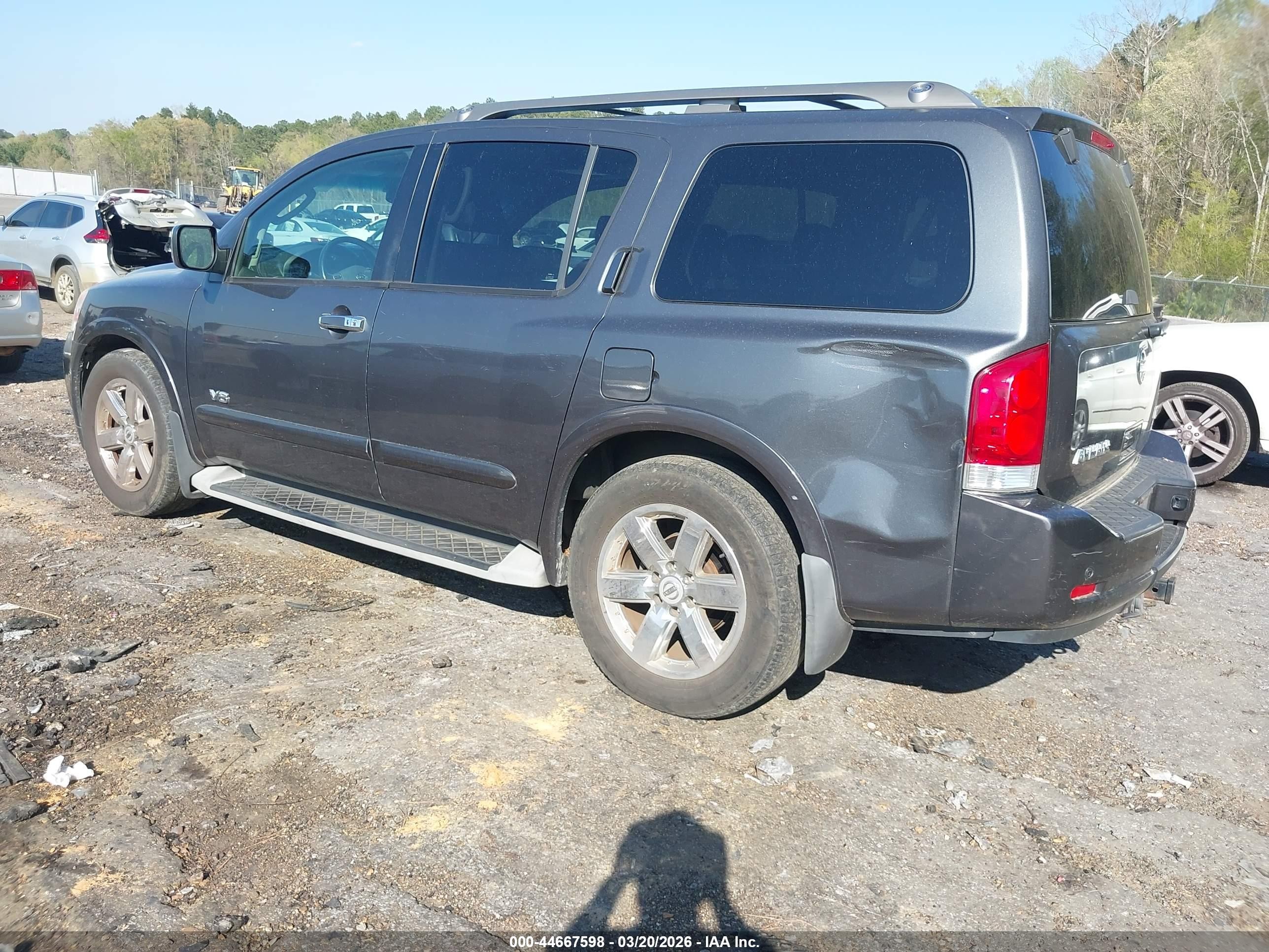 2009 Nissan Armada Le Gray vin: 5N1AA08C89N607713