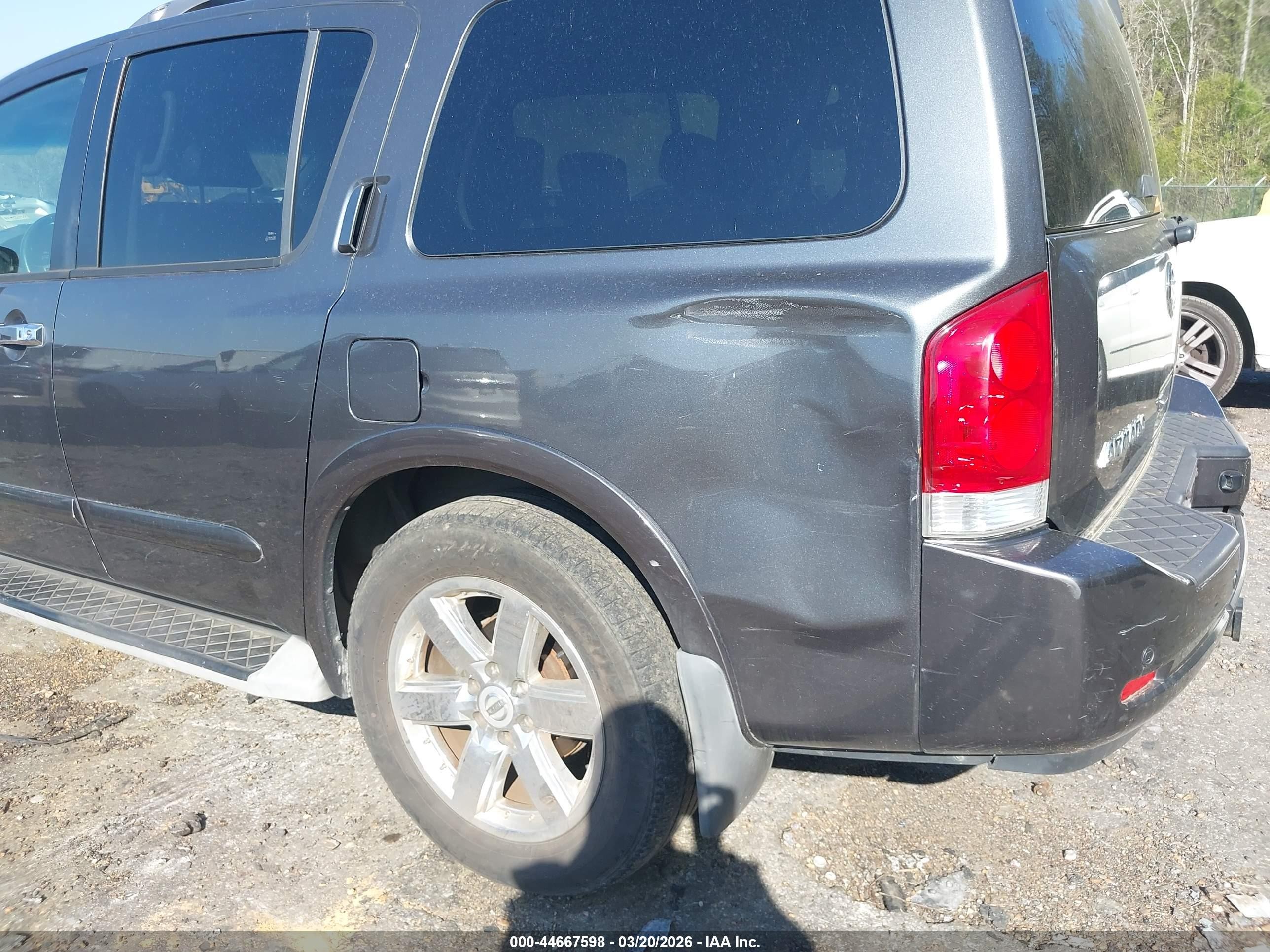 2009 Nissan Armada Le Gray vin: 5N1AA08C89N607713