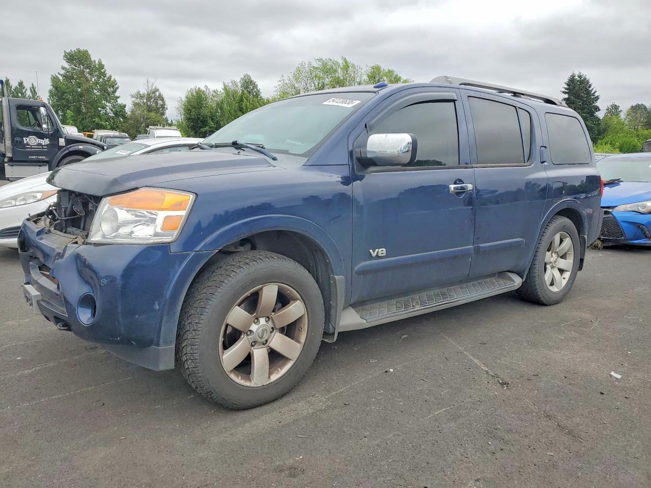 2008 Nissan Armada Se Blue vin: 5N1AA08C98N600929