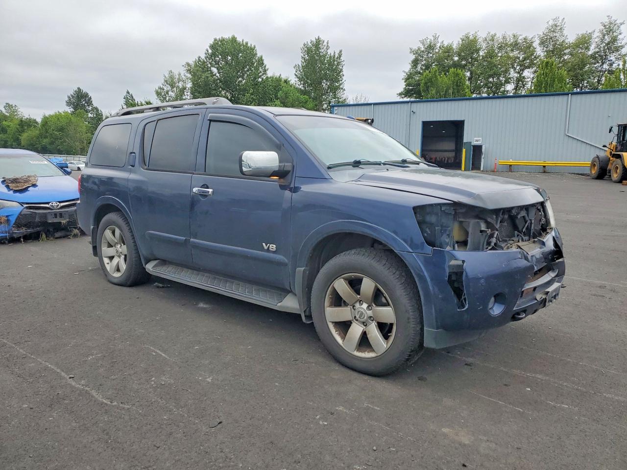 2008 Nissan Armada Se Blue vin: 5N1AA08C98N600929