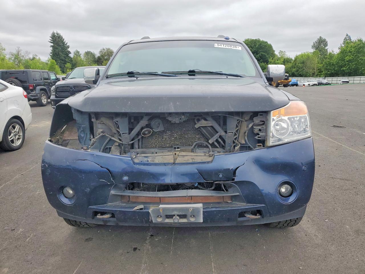 2008 Nissan Armada Se Blue vin: 5N1AA08C98N600929