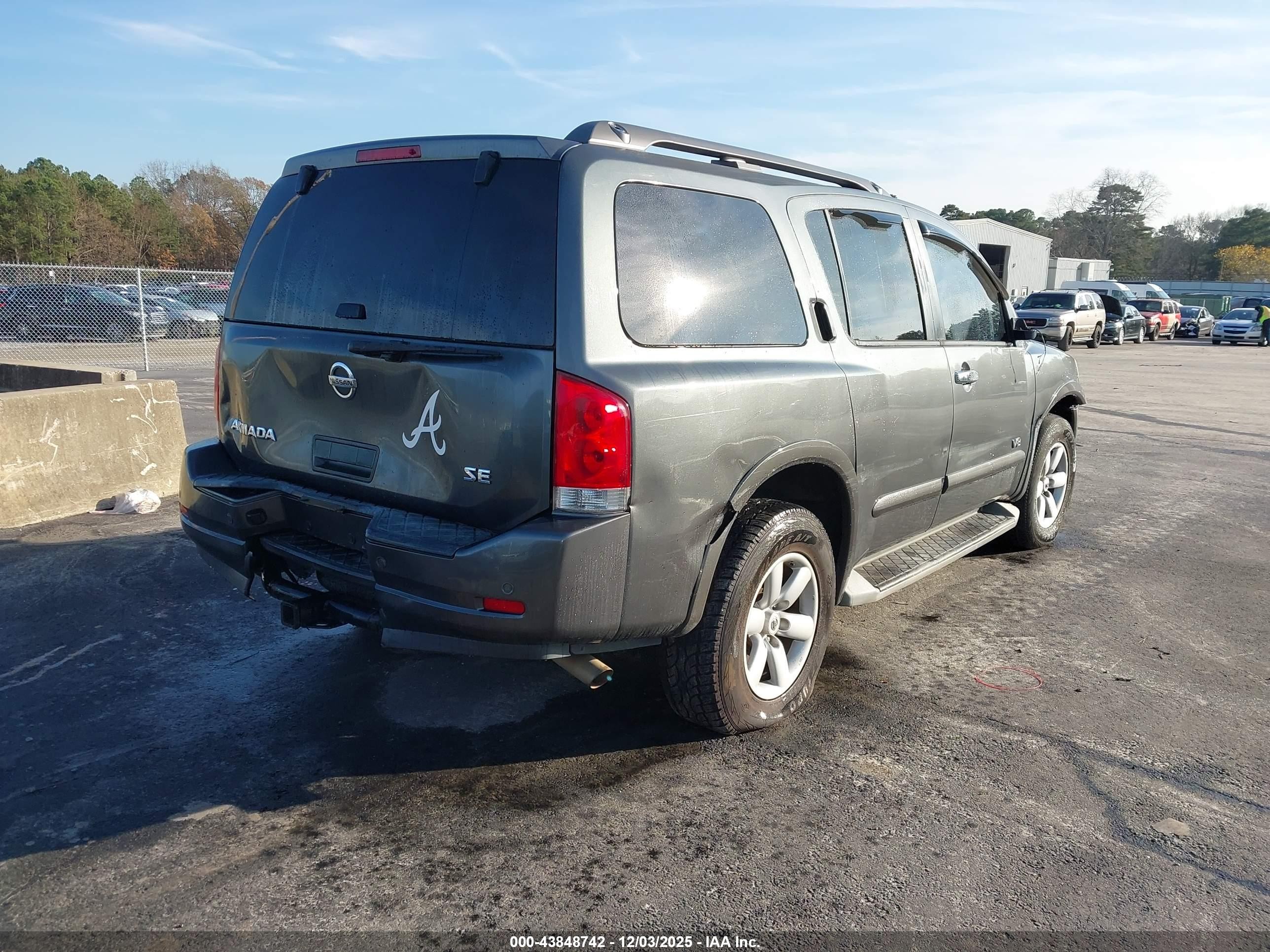 2009 Nissan Armada Se Black vin: 5N1AA08C99N602133