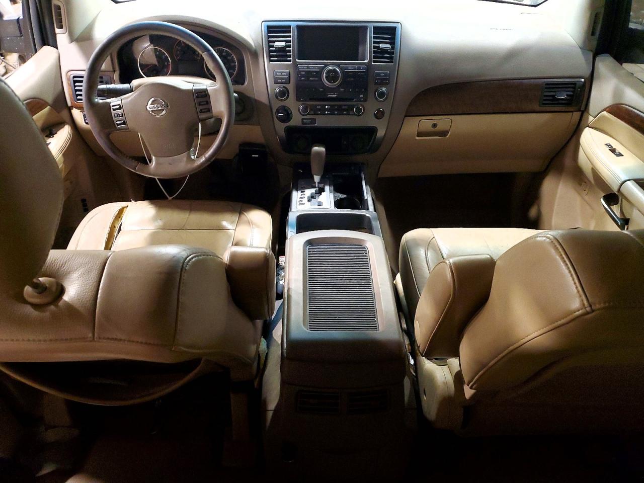 2008 Nissan Armada Se/le White vin: 5N1AA08CX8N624009
