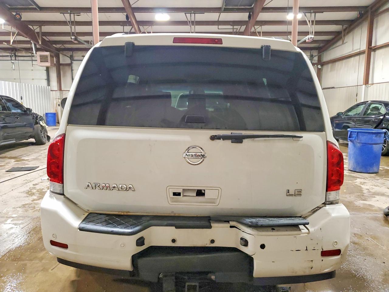2008 Nissan Armada Se/le White vin: 5N1AA08CX8N624009
