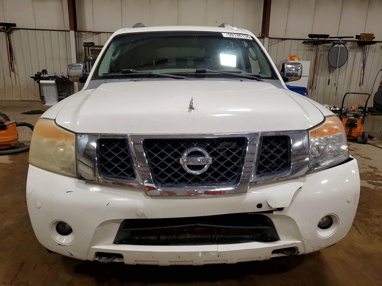 2008 Nissan Armada Se/le White vin: 5N1AA08CX8N624009