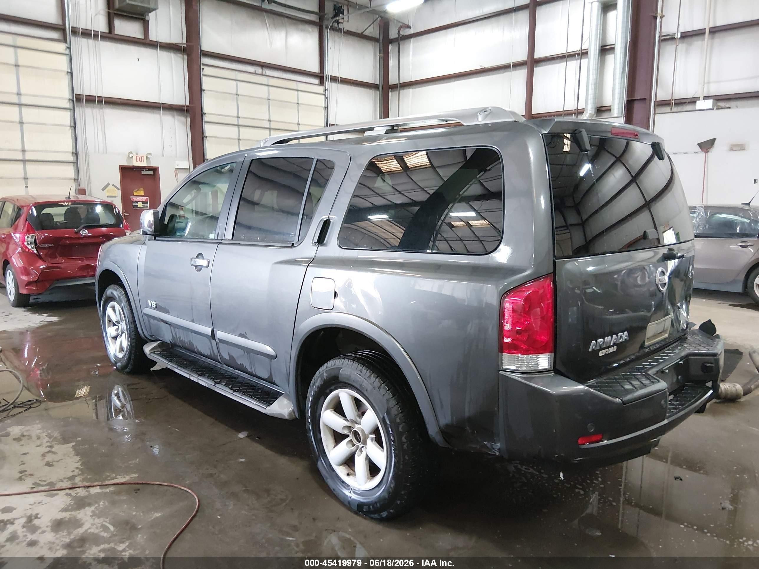 2009 Nissan Armada Se Gray vin: 5N1AA08CX9N600438