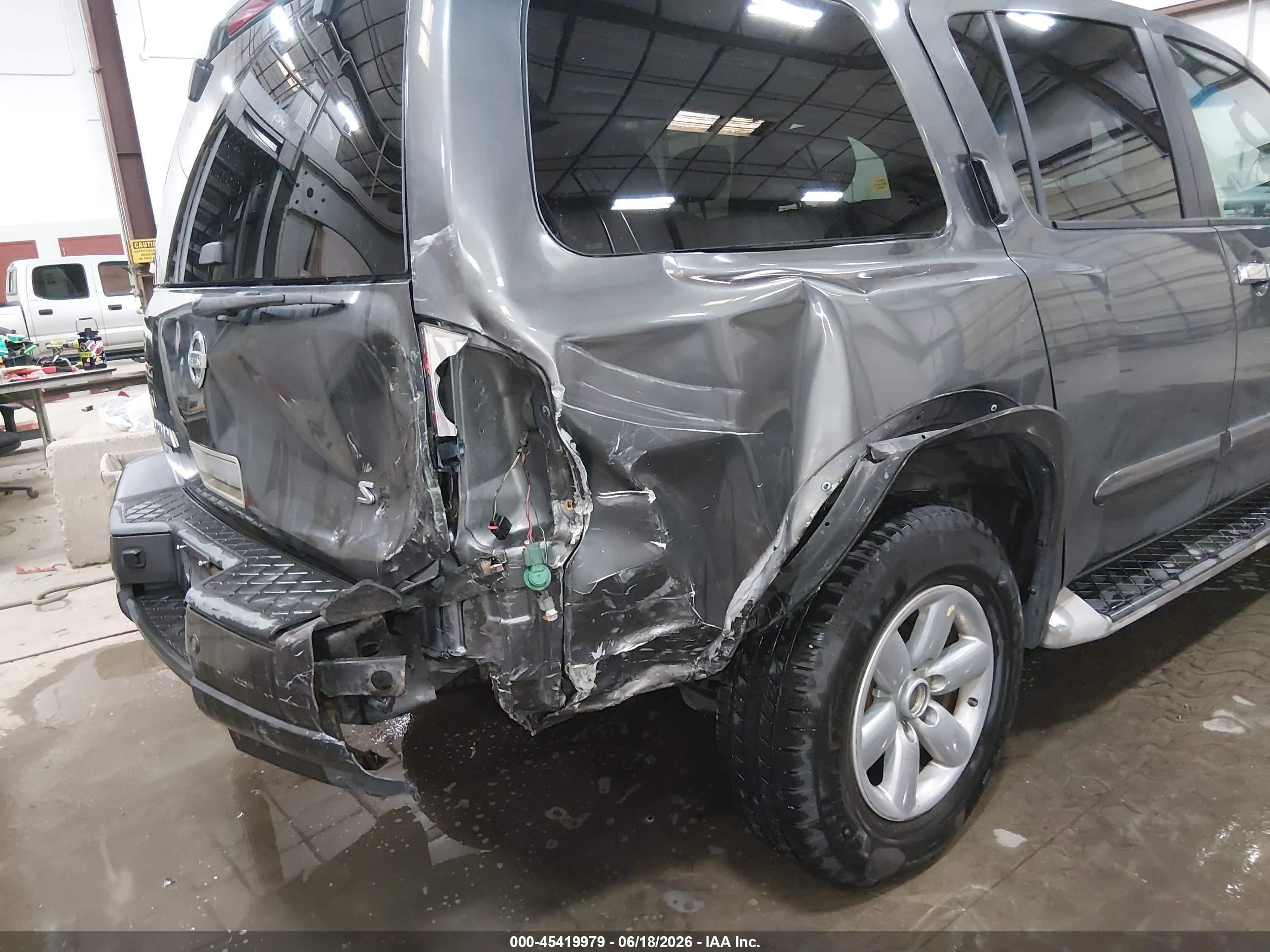 2009 Nissan Armada Se Gray vin: 5N1AA08CX9N600438