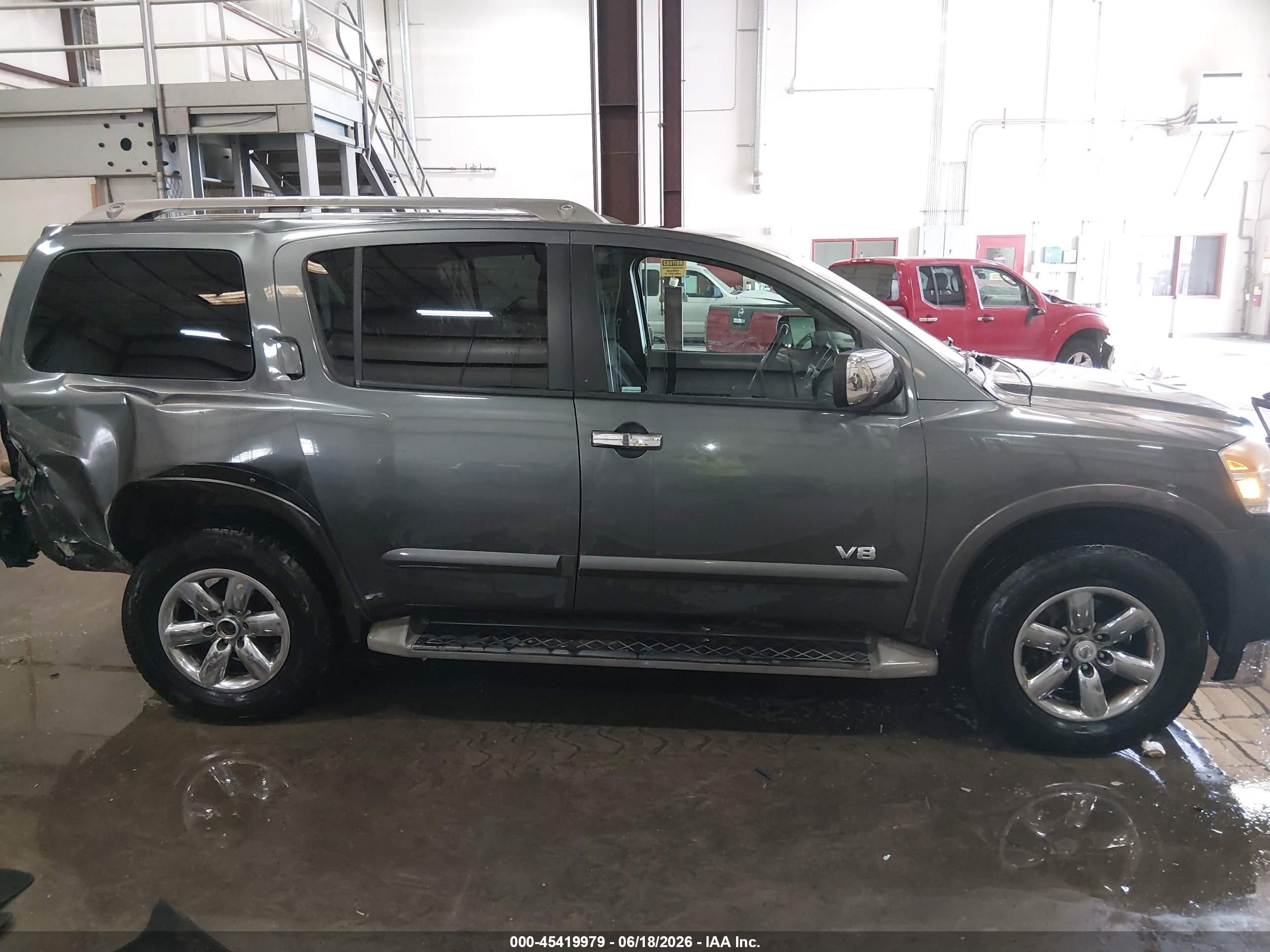 2009 Nissan Armada Se Gray vin: 5N1AA08CX9N600438