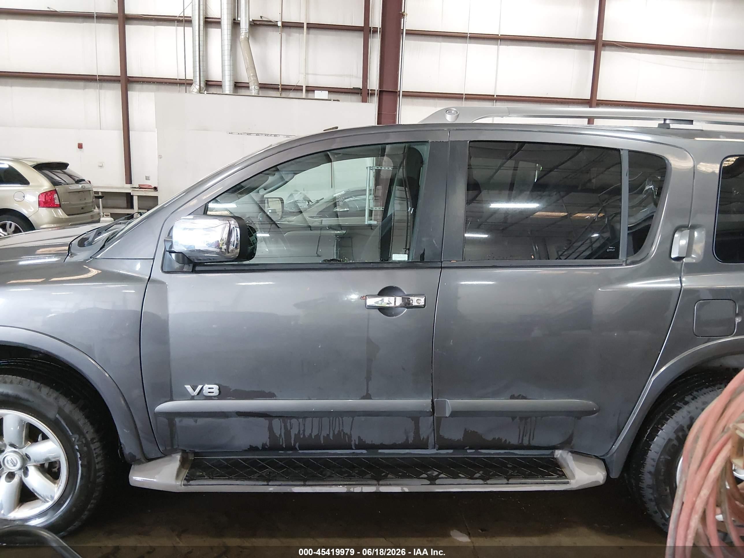 2009 Nissan Armada Se Gray vin: 5N1AA08CX9N600438
