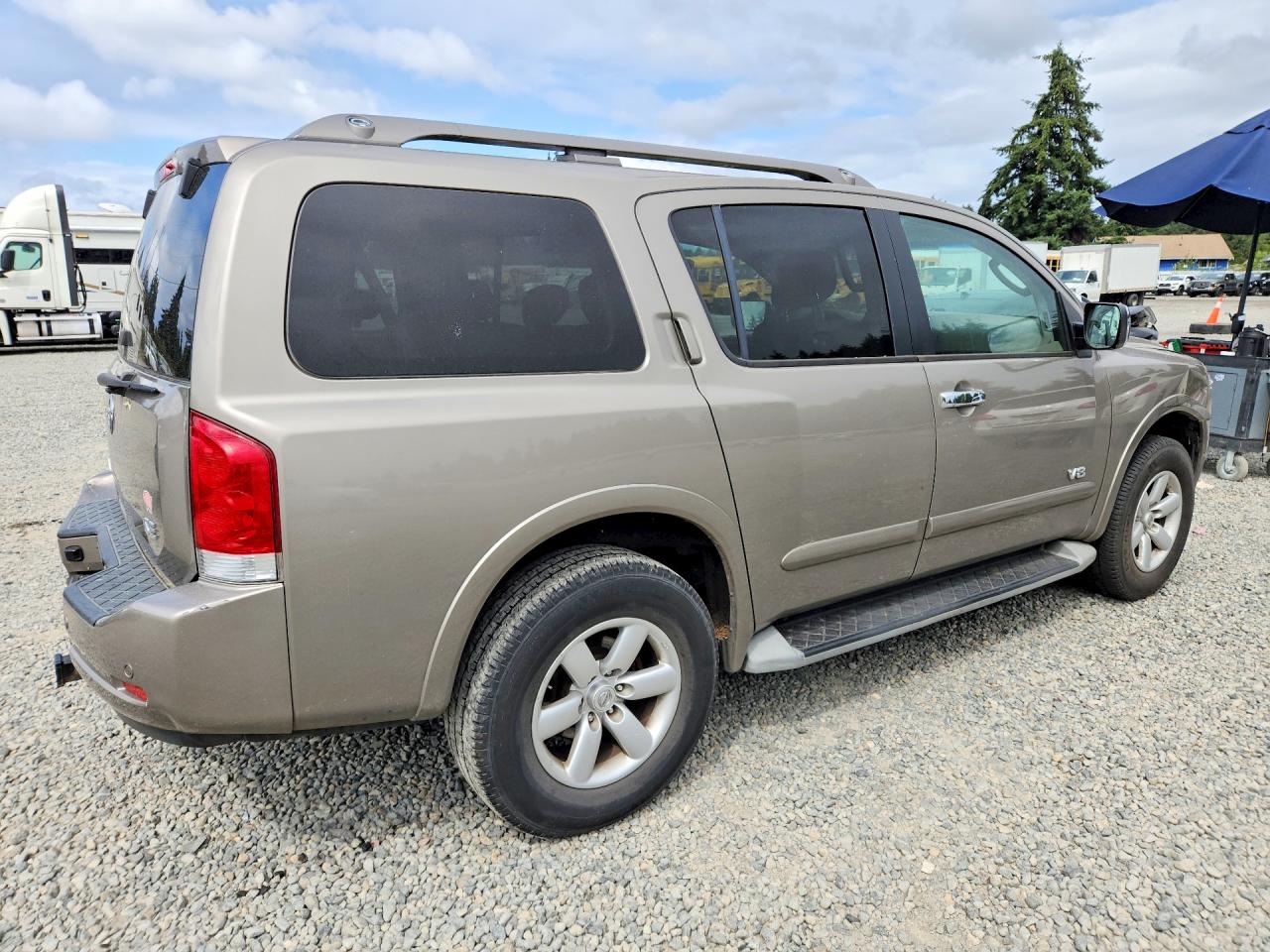 2009 Nissan Armada Se Желто-коричневый vin: 5N1AA08CX9N602416