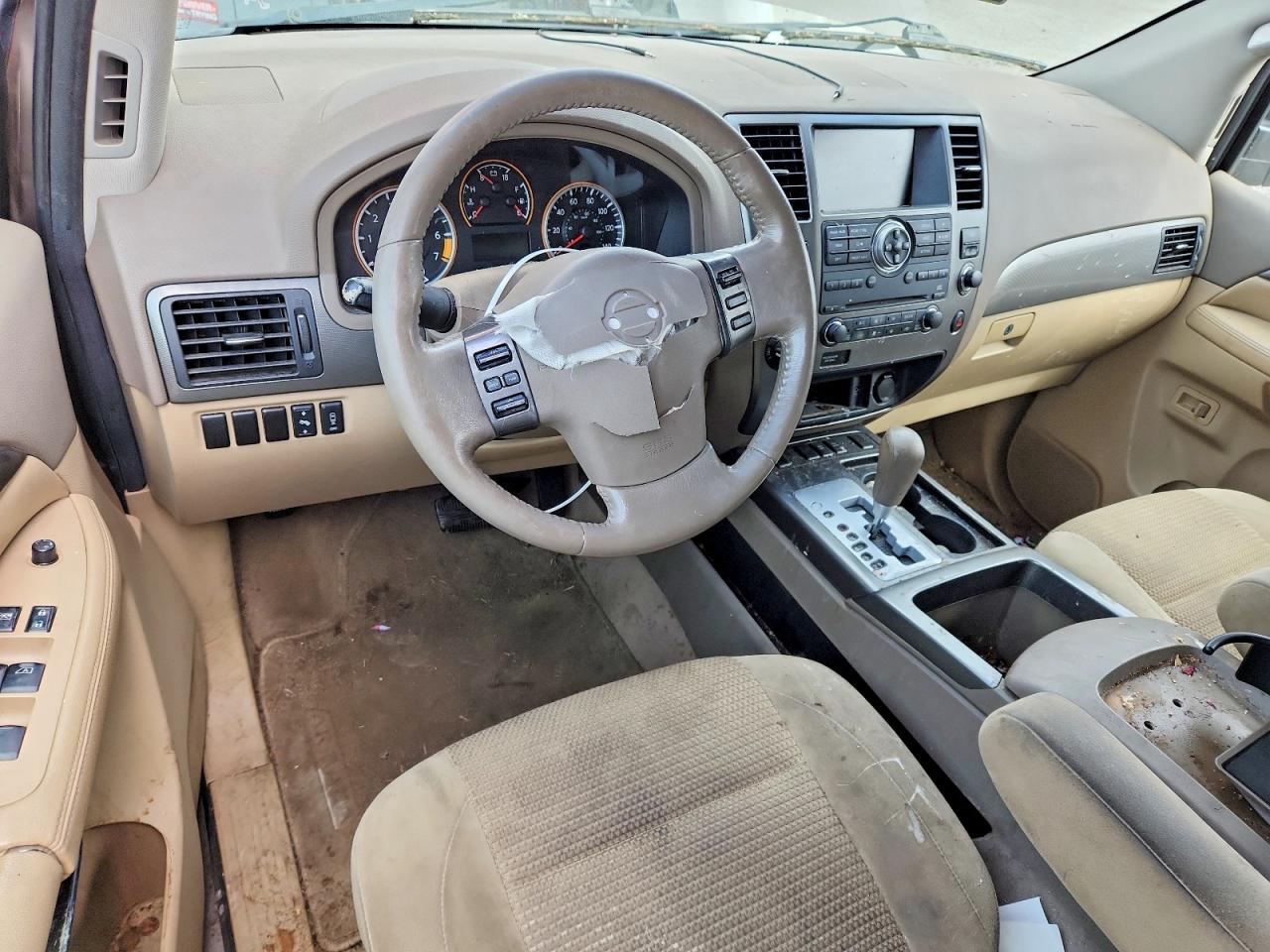 2009 Nissan Armada Se Желто-коричневый vin: 5N1AA08CX9N602416