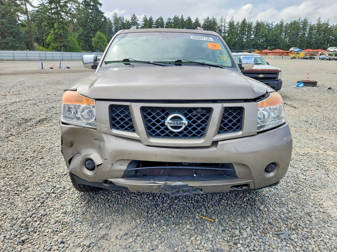 2009 Nissan Armada Se Желто-коричневый vin: 5N1AA08CX9N602416