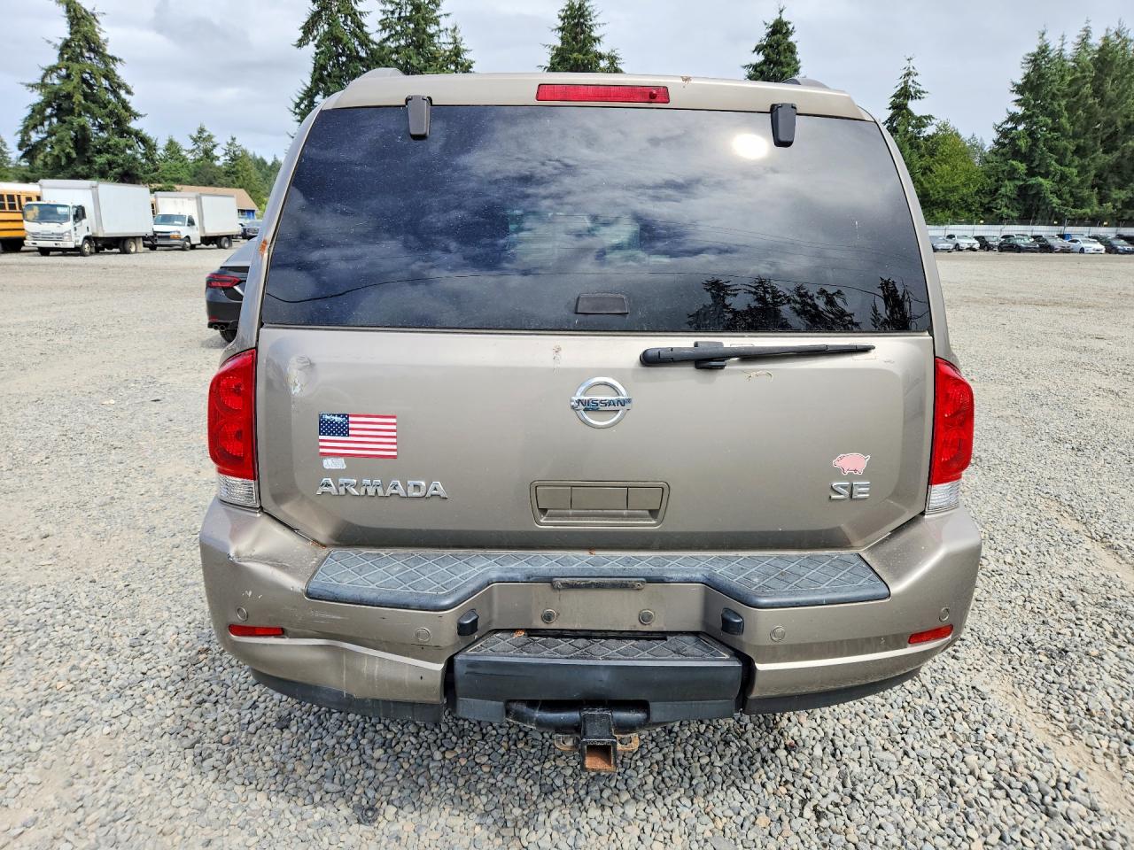 2009 Nissan Armada Se Желто-коричневый vin: 5N1AA08CX9N602416