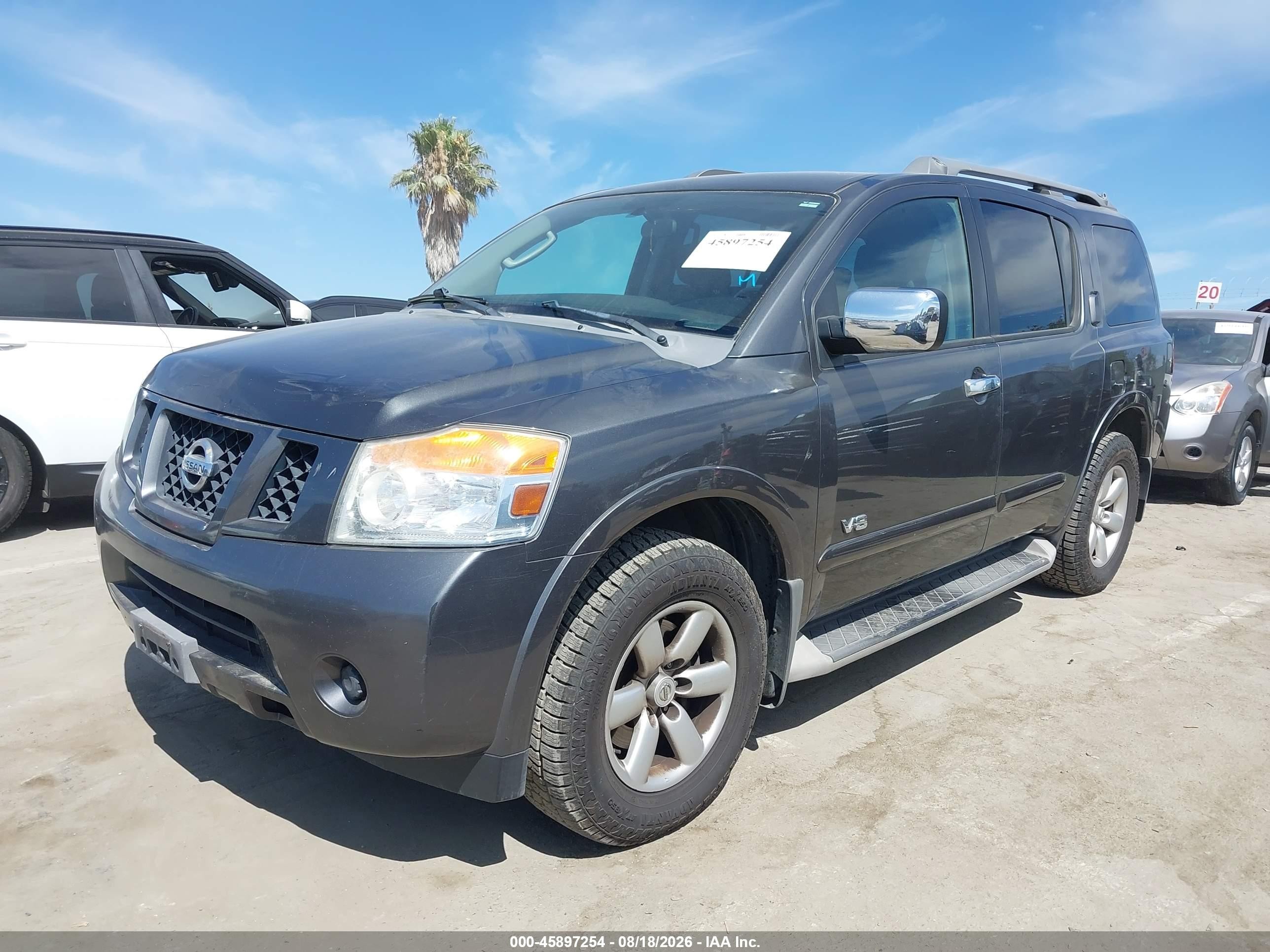2009 Nissan Armada Se Gray vin: 5N1AA08D59N607399