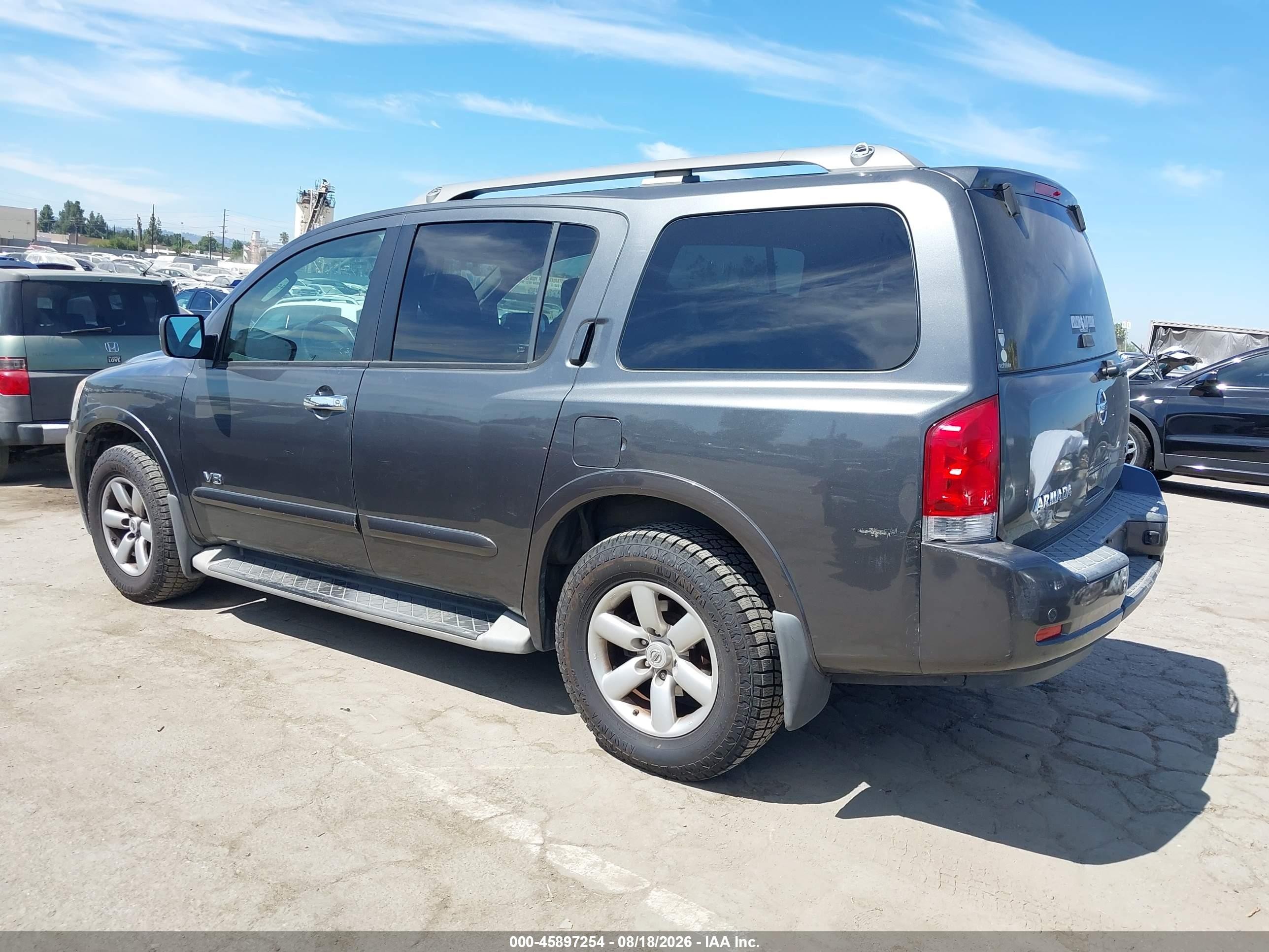 2009 Nissan Armada Se Gray vin: 5N1AA08D59N607399