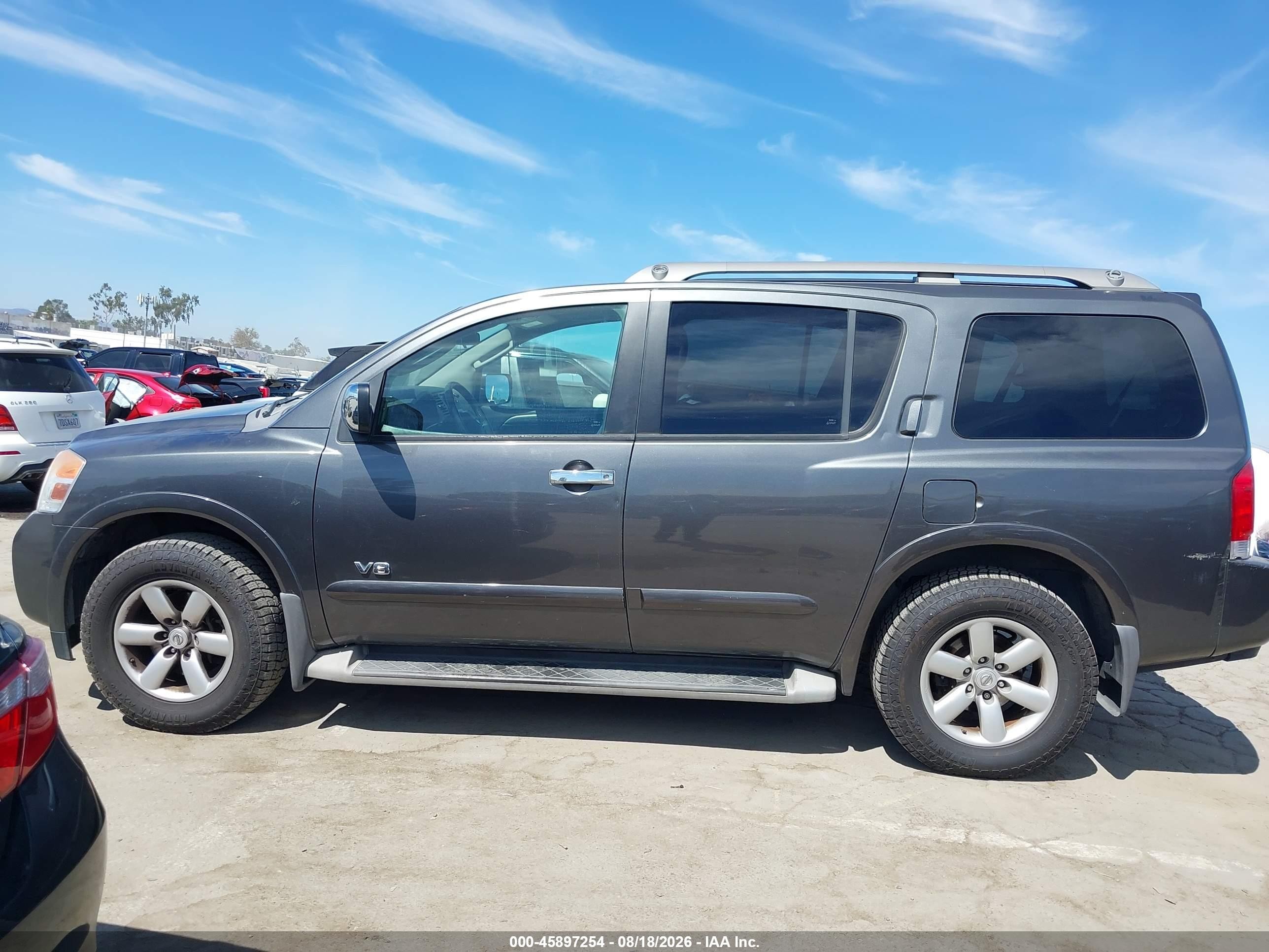 2009 Nissan Armada Se Gray vin: 5N1AA08D59N607399
