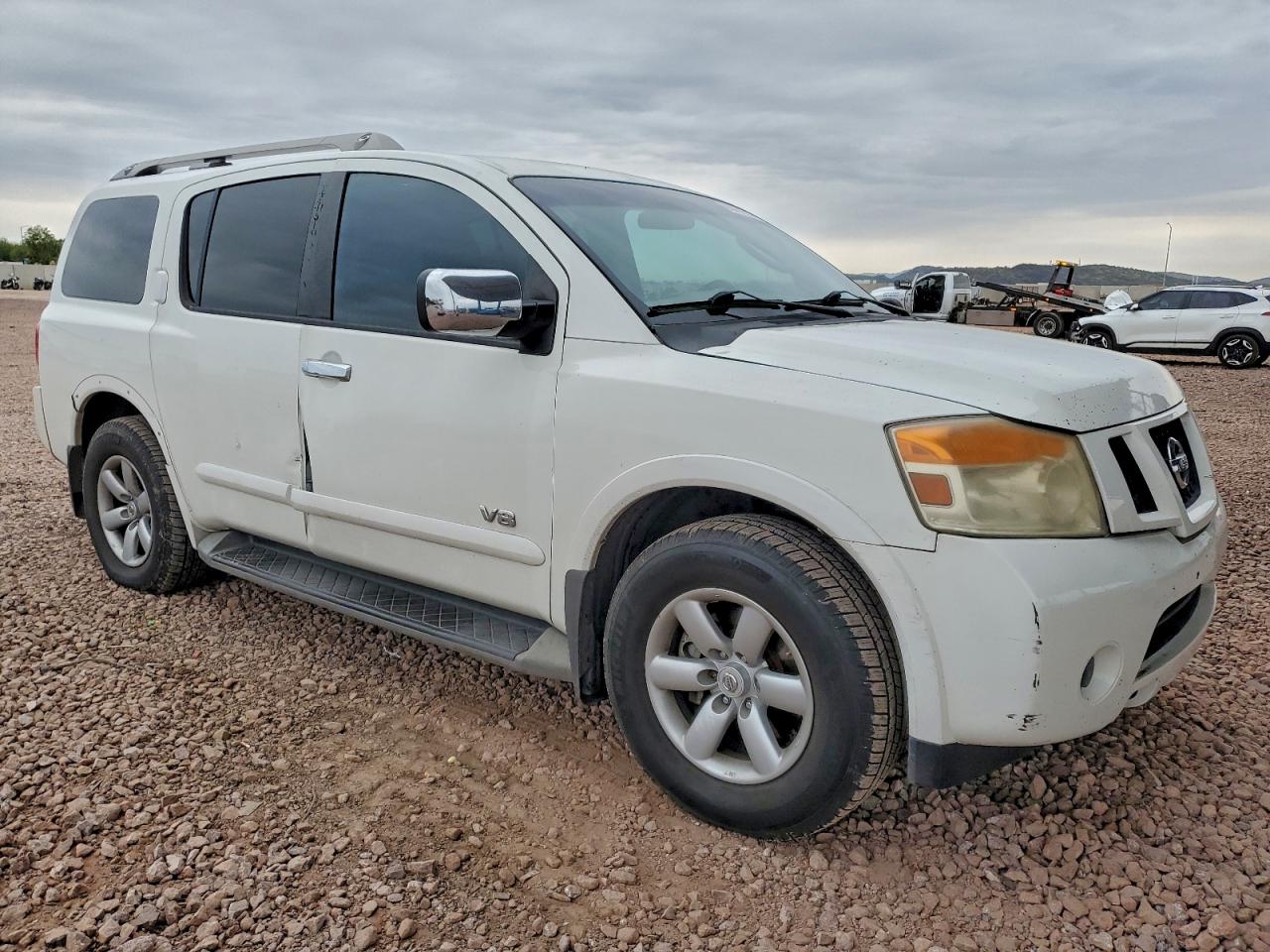 2009 Nissan Armada Se White vin: 5N1AA08D89N608711