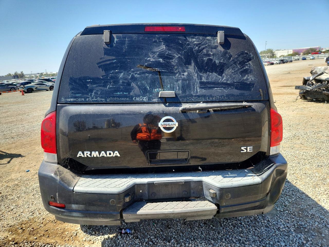 2008 Nissan Armada Se Black vin: 5N1AA08D98N614497