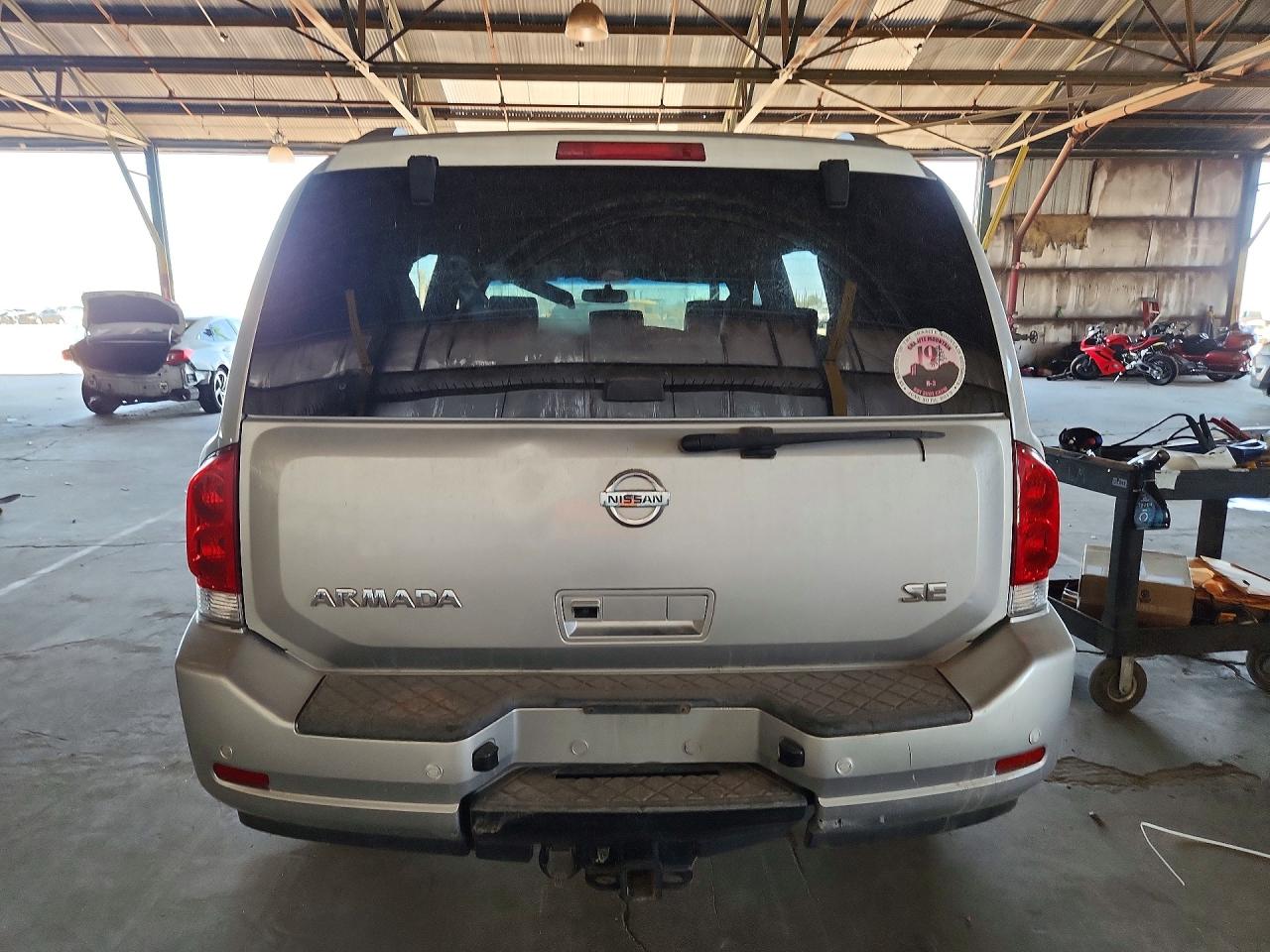 2008 Nissan Armada Se Silver vin: 5N1AA08DX8N608854