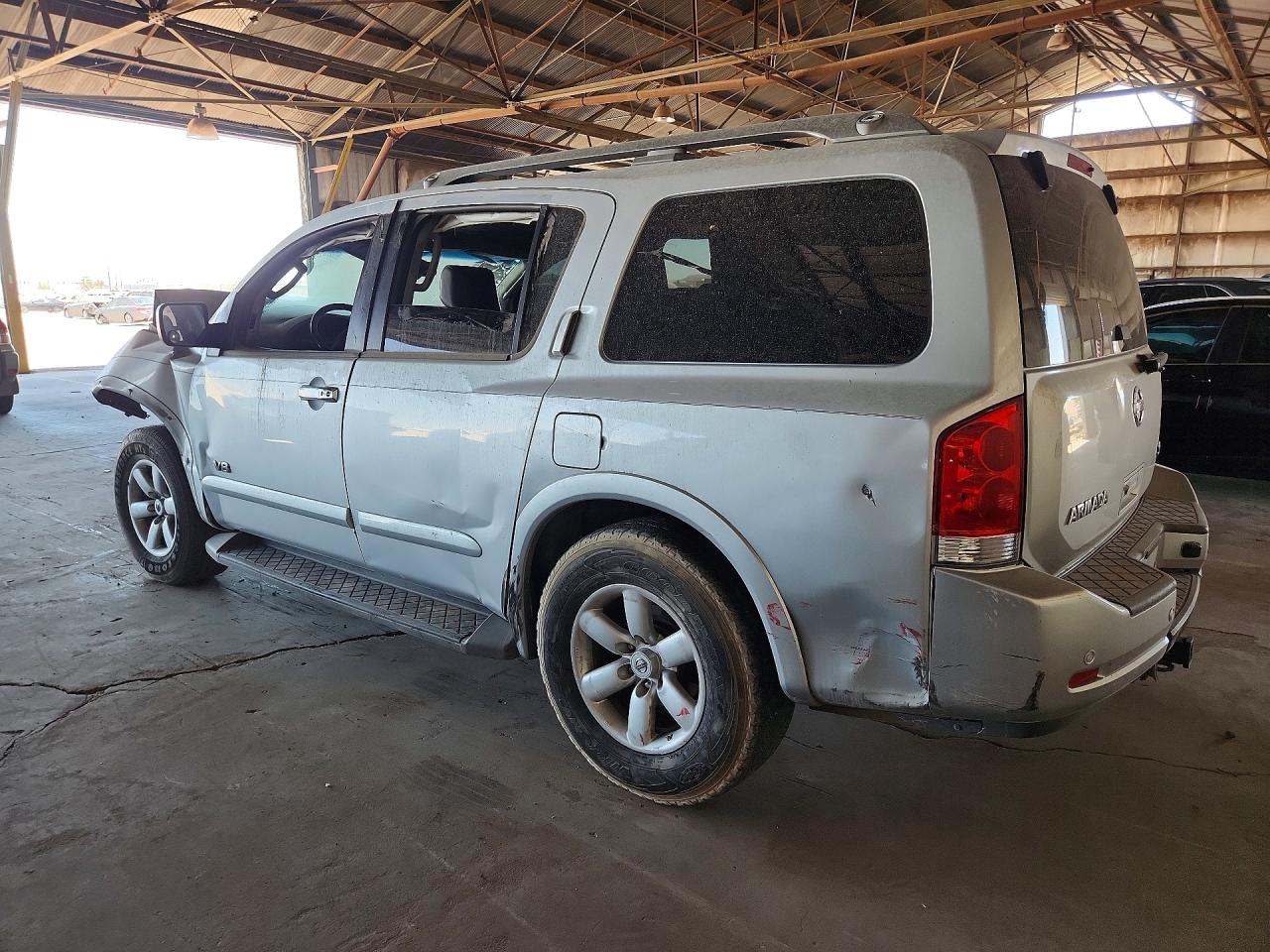 2008 Nissan Armada Se Silver vin: 5N1AA08DX8N608854