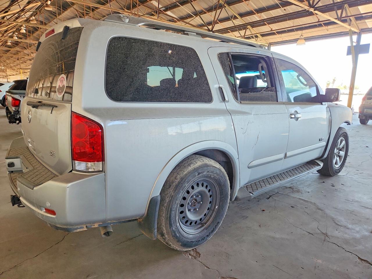 2008 Nissan Armada Se Silver vin: 5N1AA08DX8N608854