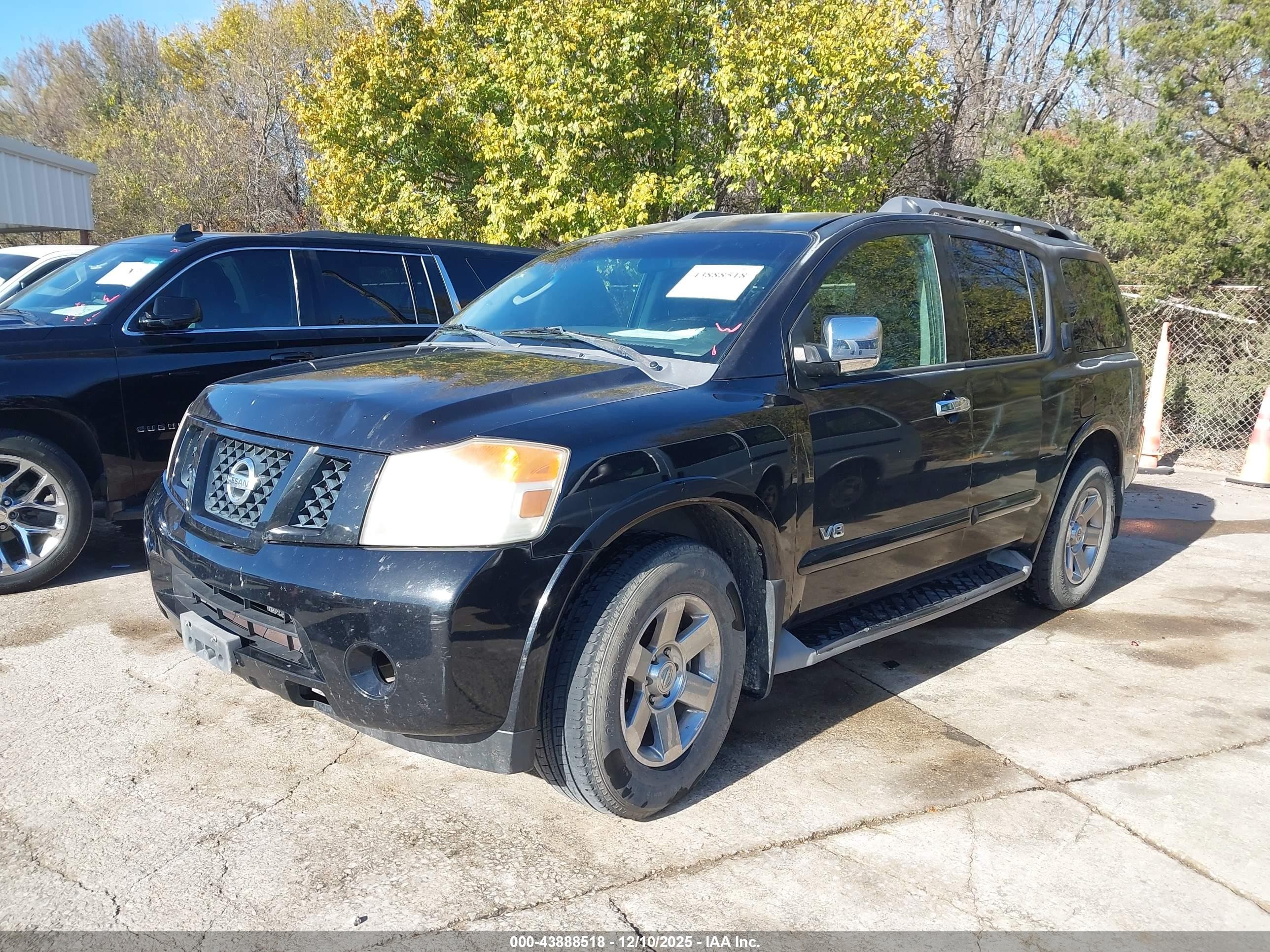 2009 Nissan Armada Se Black vin: 5N1AA08DX9N607155