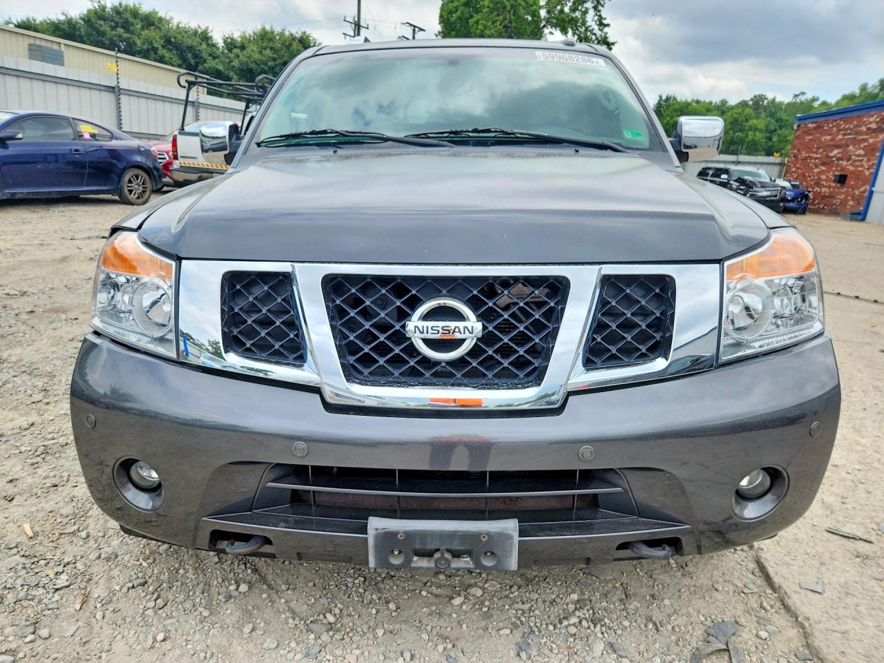 2011 Nissan Armada Sv Gray vin: 5N1AA0NC0BN624533
