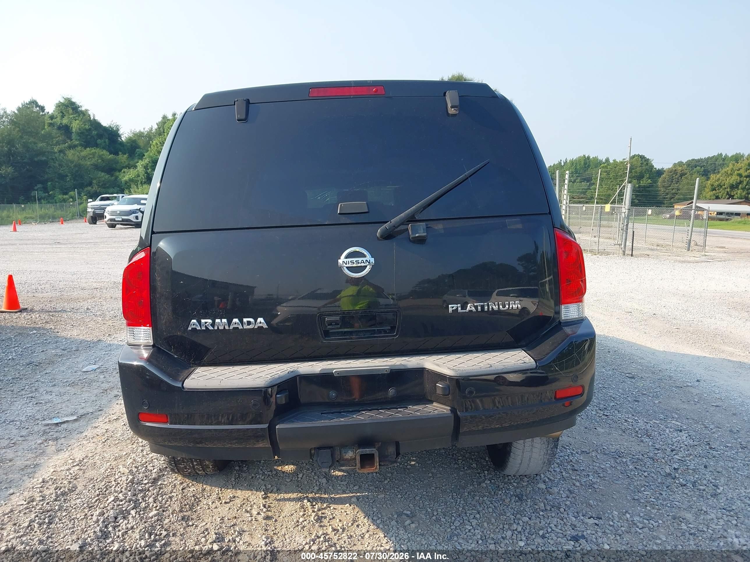 2011 Nissan Armada Platinum Черный vin: 5N1AA0NC2BN604350