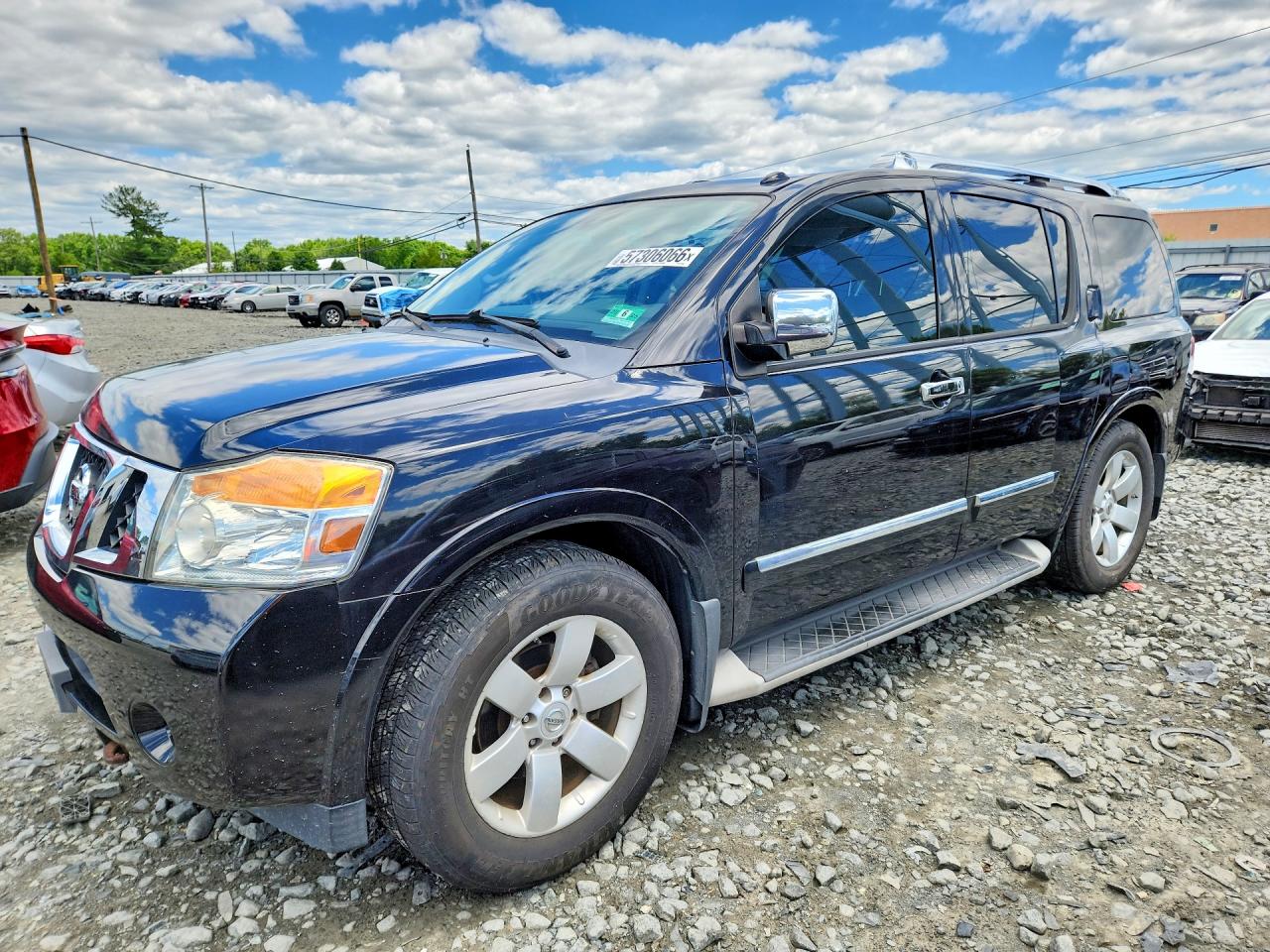 2011 Nissan Armada Sv Black vin: 5N1AA0NC2BN619348