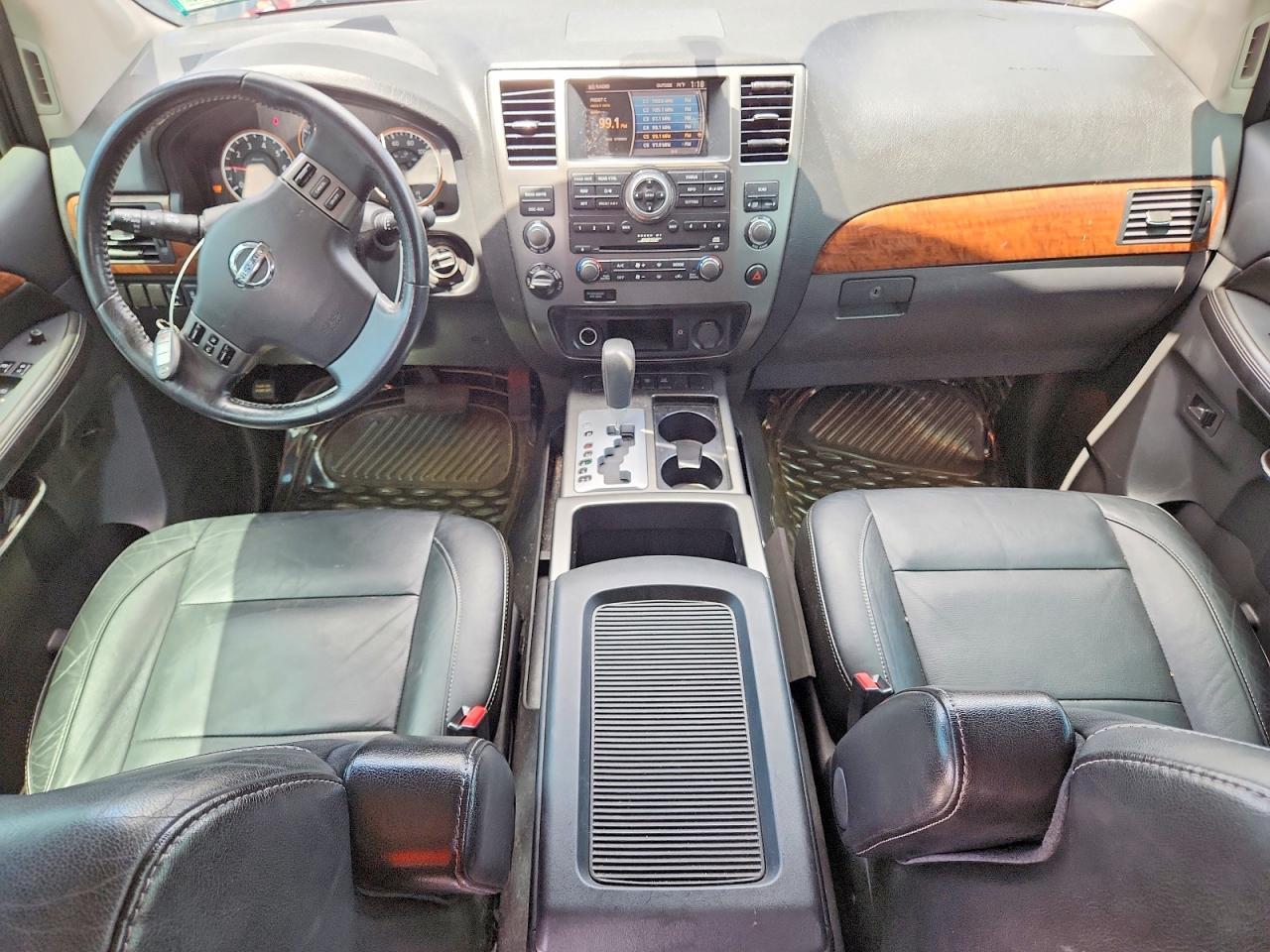 2011 Nissan Armada Sv Black vin: 5N1AA0NC2BN619348
