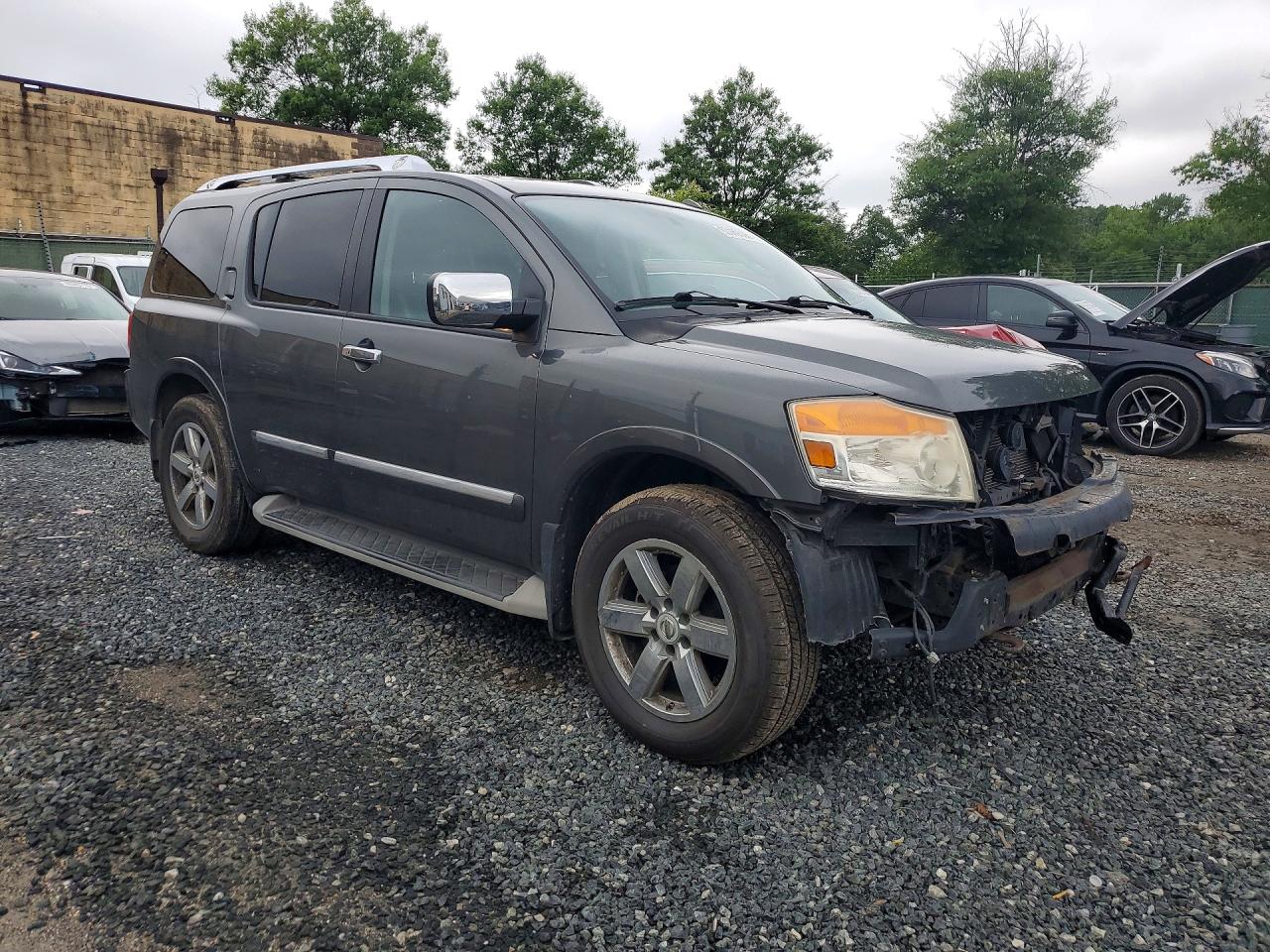 2011 Nissan Armada Sv Gray vin: 5N1AA0NC2BN619673