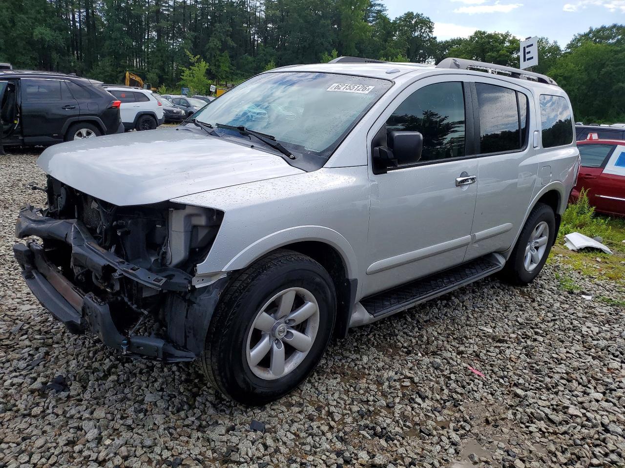 2013 Nissan Armada Sv Серебряный vin: 5N1AA0NC2DN608126