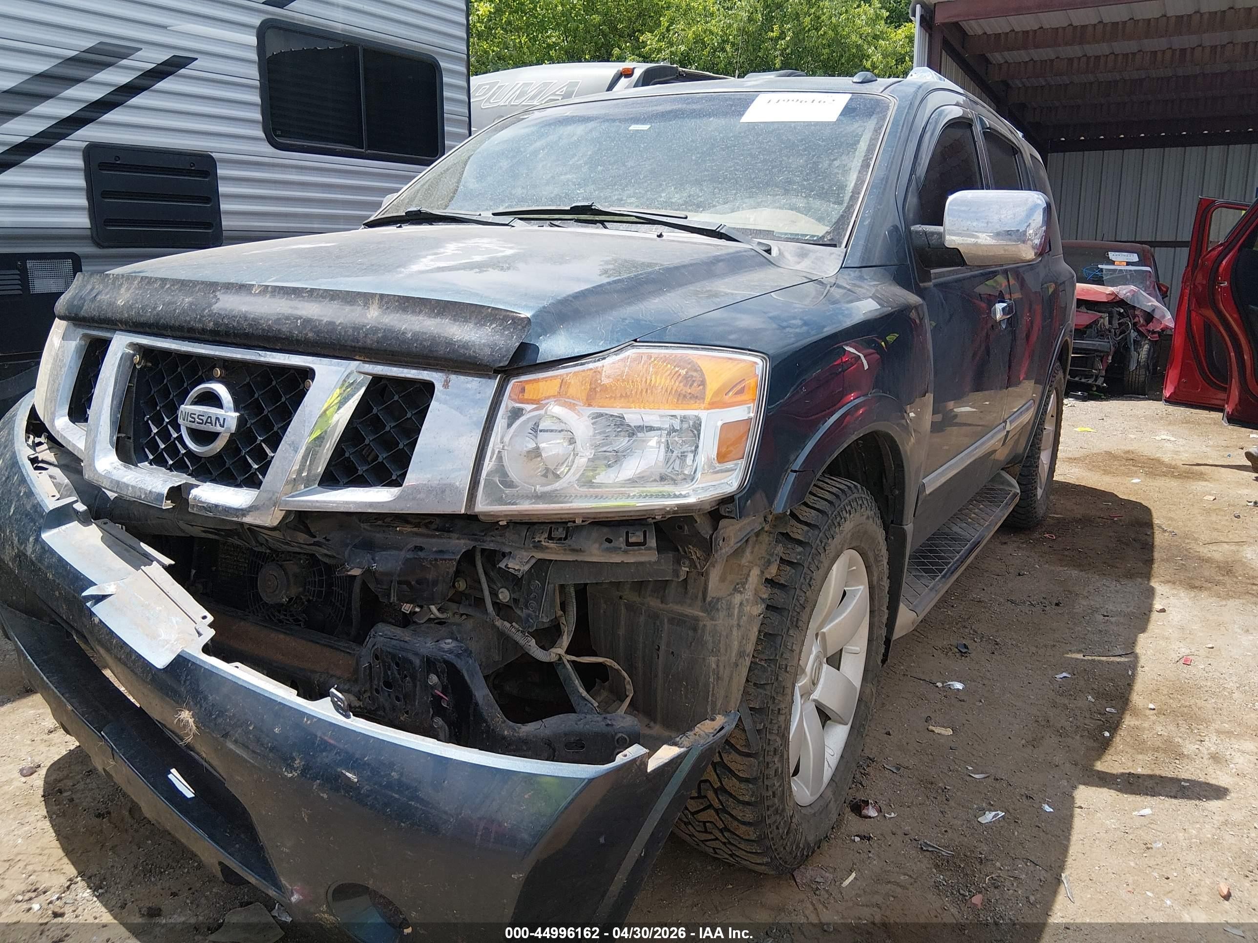 2013 Nissan Armada Sl Blue vin: 5N1AA0NC2DN614847